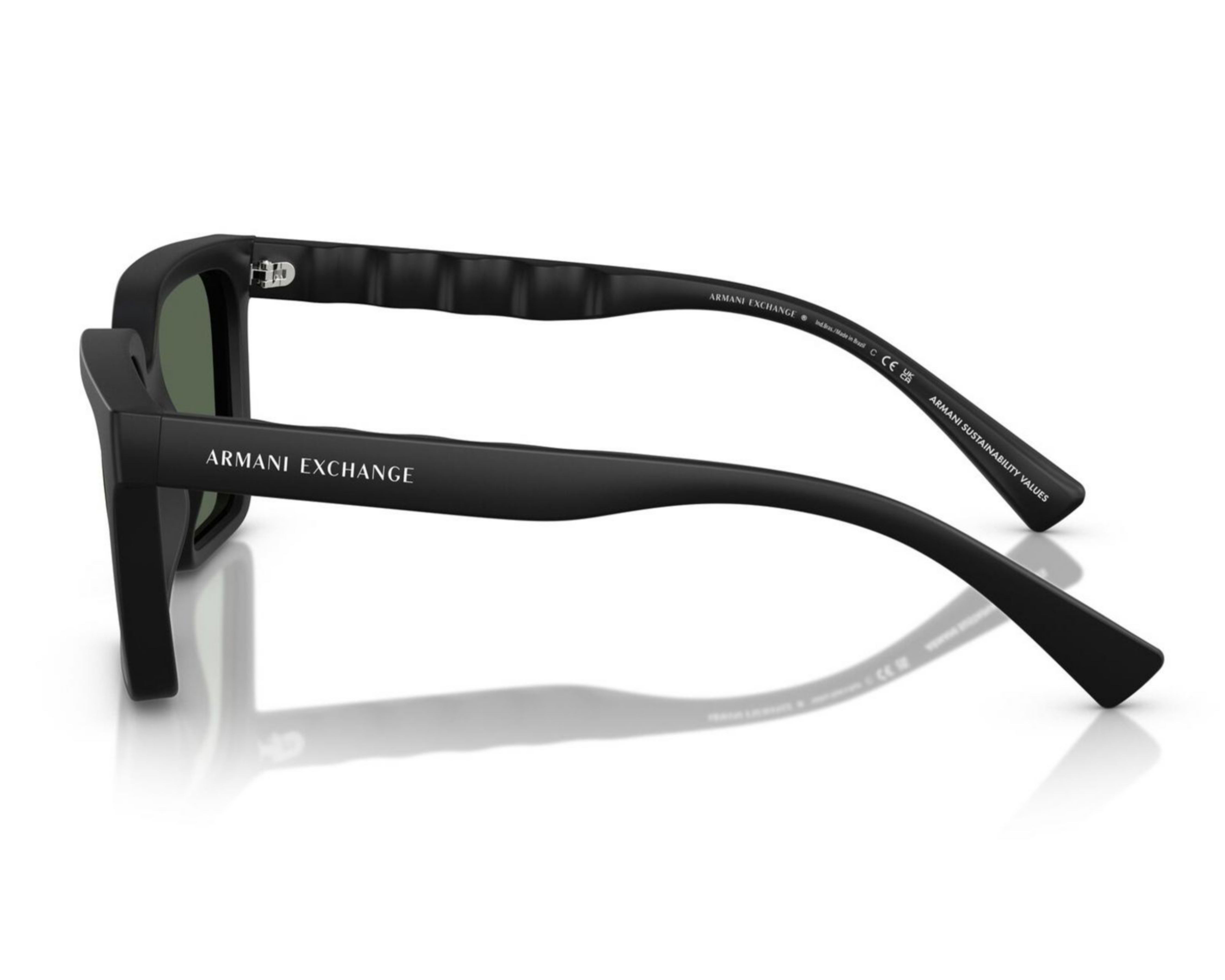 Foto 5 pulgar | Lentes de Sol para Hombre Armani Exchange Cuadrados Negro