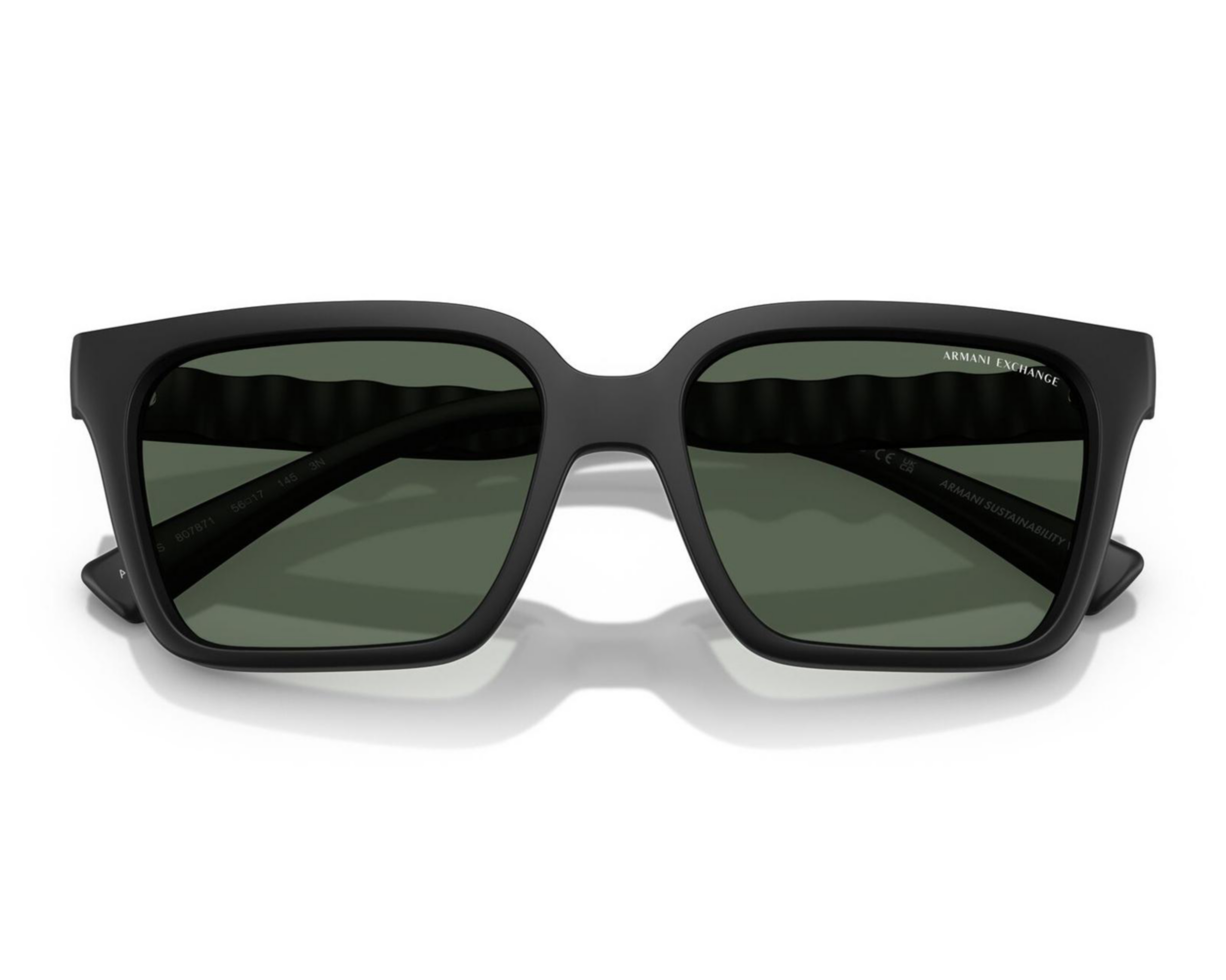 Foto 6 pulgar | Lentes de Sol para Hombre Armani Exchange Cuadrados Negro