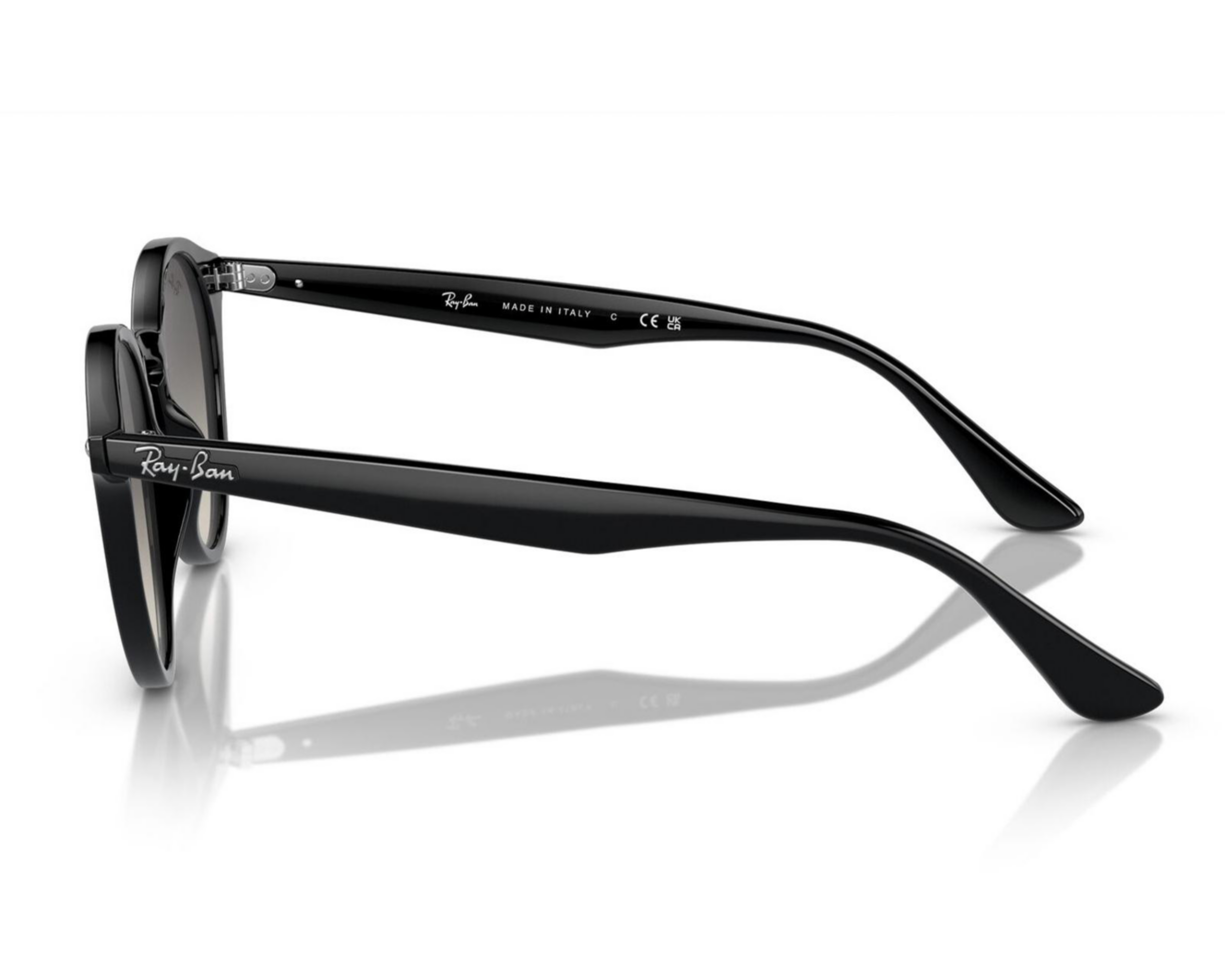 Foto 4 | Lentes de Sol para Hombre Ray-Ban Redondos Negro