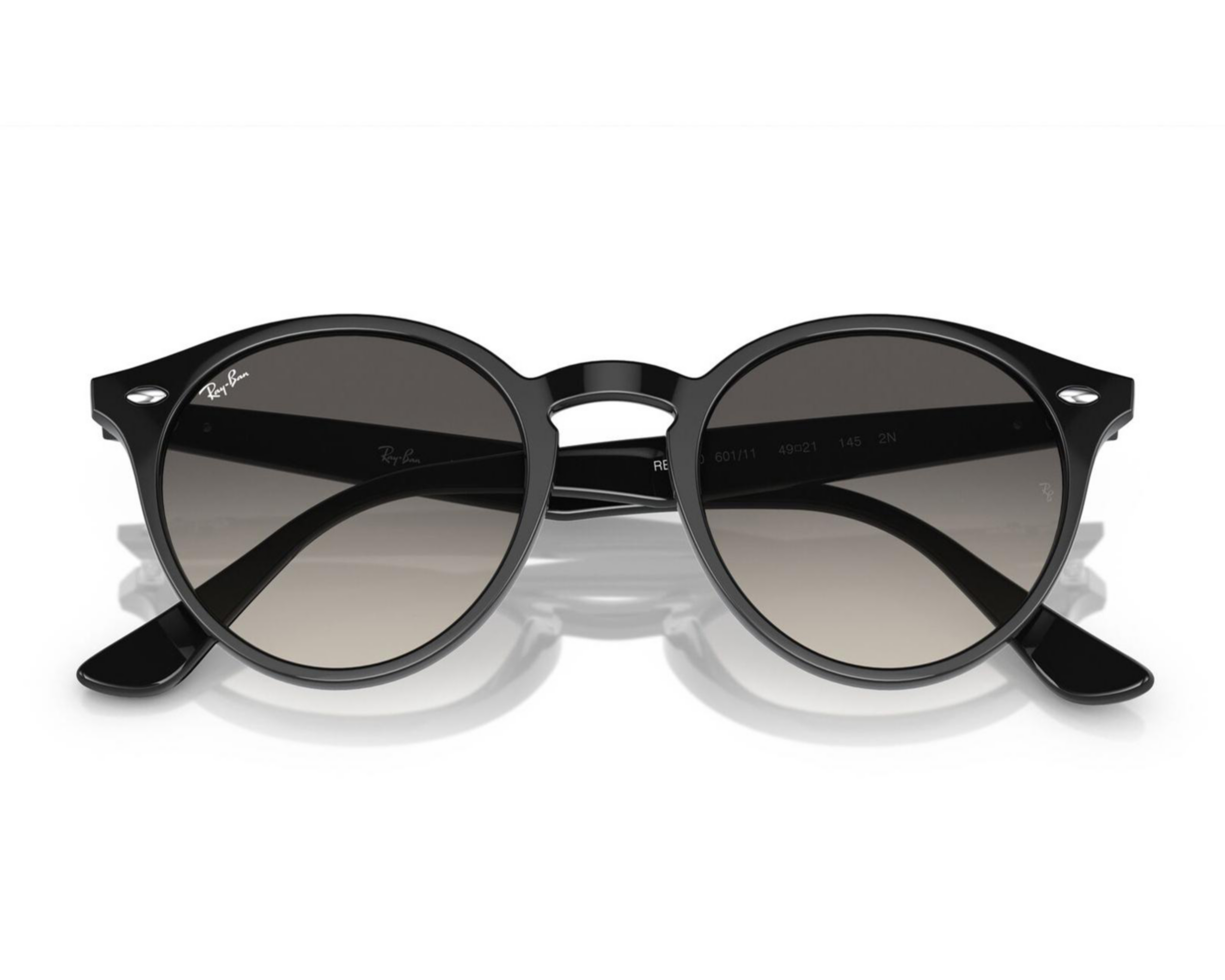 Foto 5 | Lentes de Sol para Hombre Ray-Ban Redondos Negro