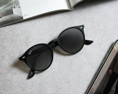 Foto 6 | Lentes de Sol para Hombre Ray-Ban Redondos Negro