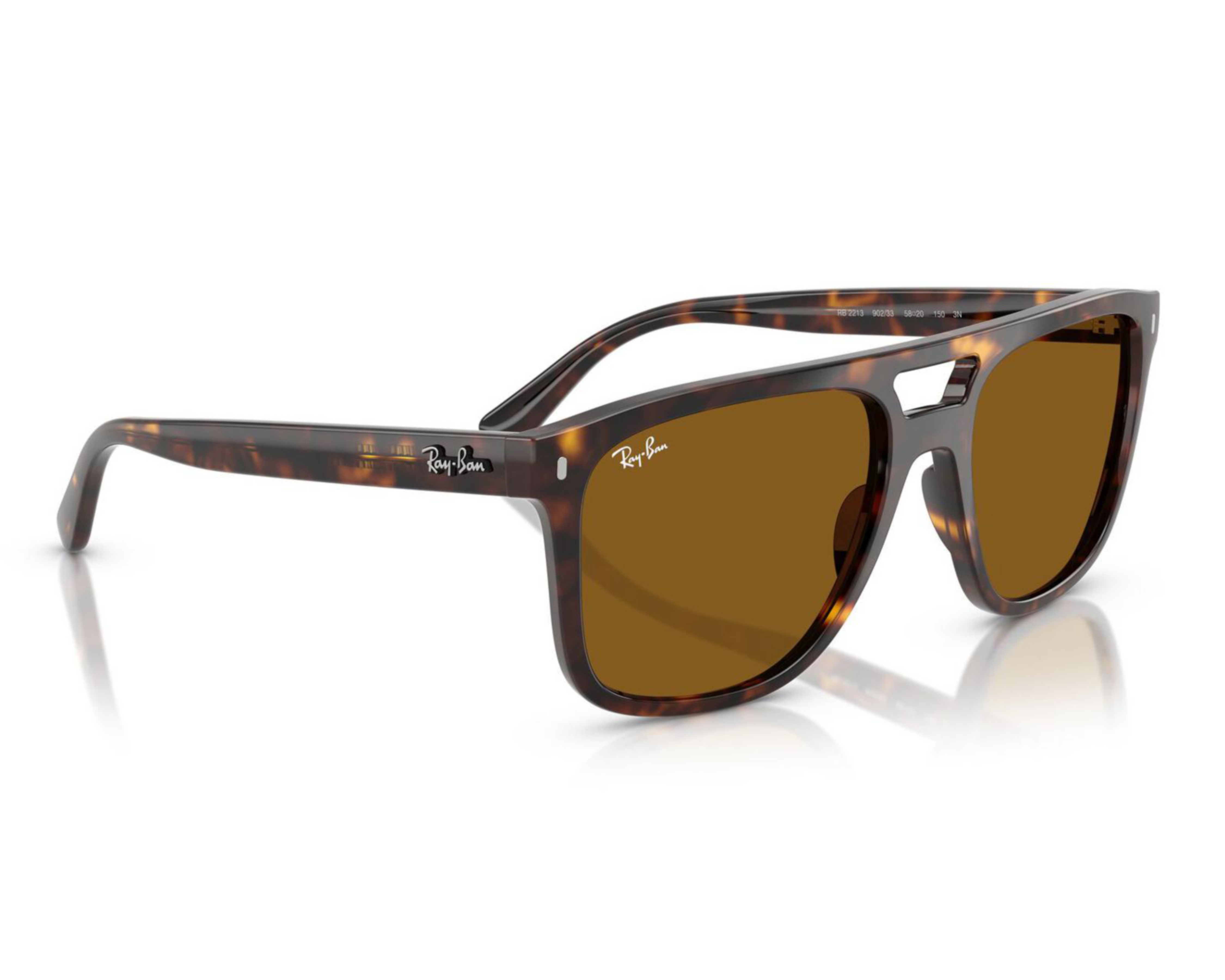 Lentes de Sol Unisex Ray-Ban Cuadrados Havana