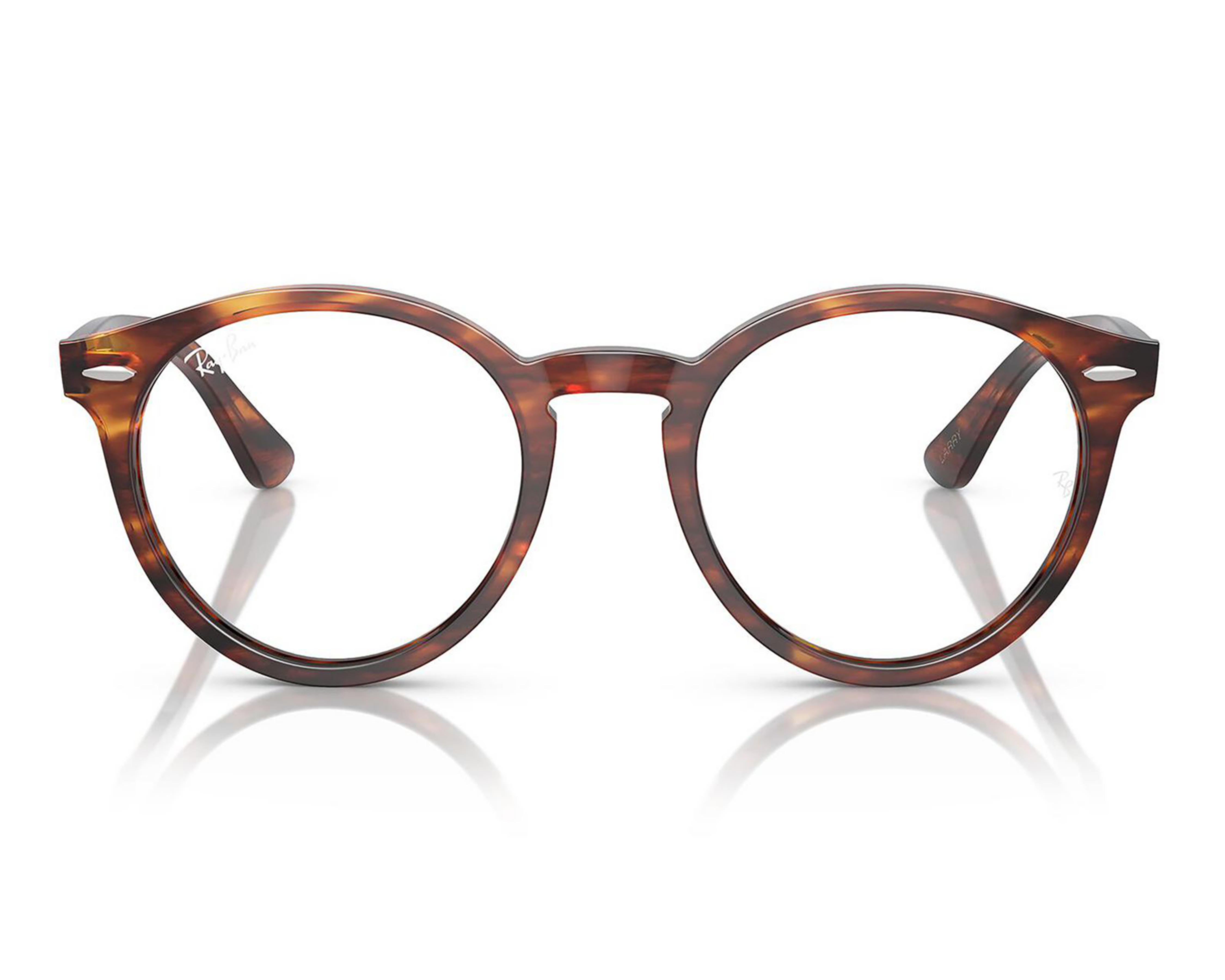 Foto 2 | Armazón Oftálmico Unisex Ray-Ban Redondo Carey