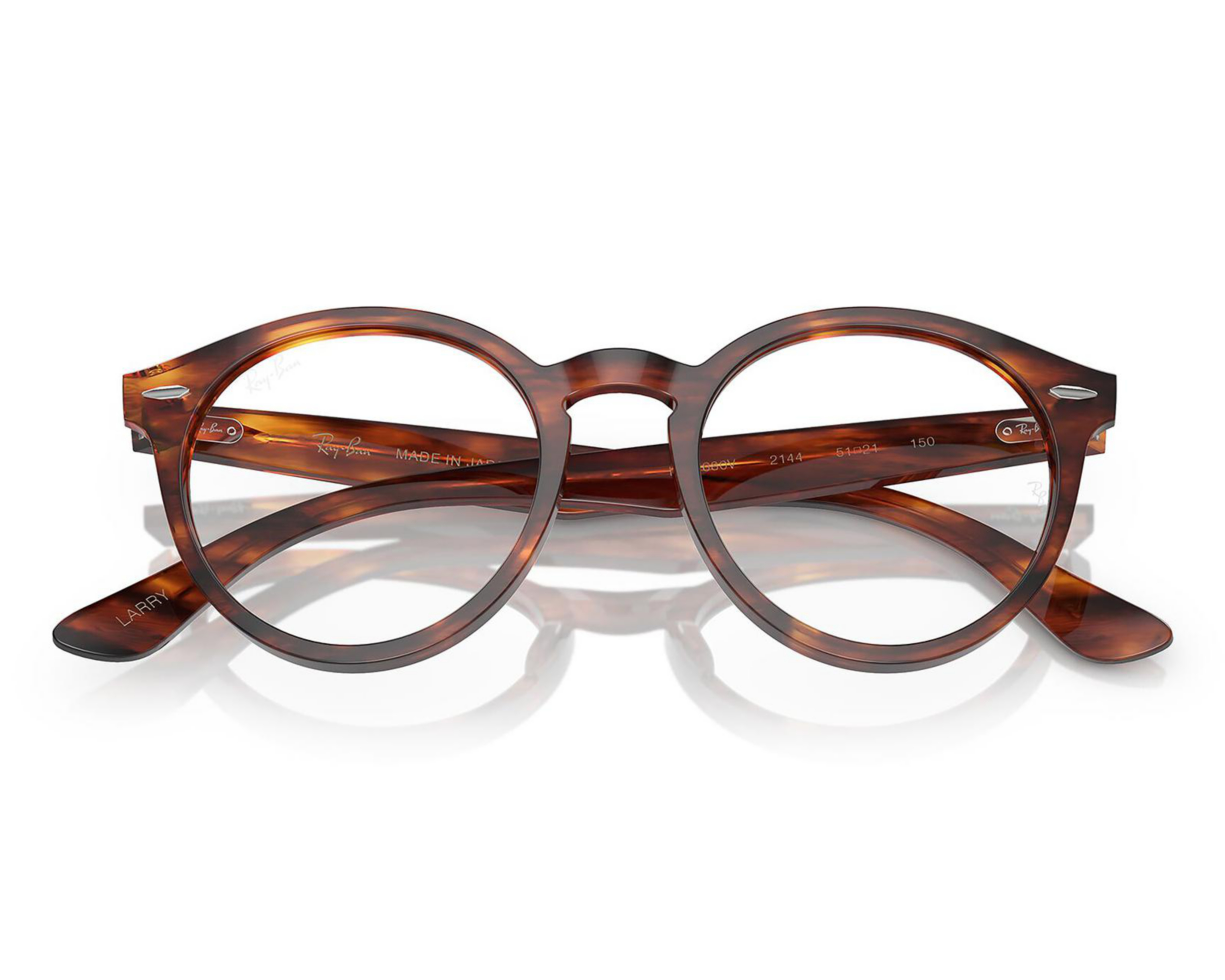 Foto 6 pulgar | Armazón Oftálmico Unisex Ray-Ban Redondo Carey