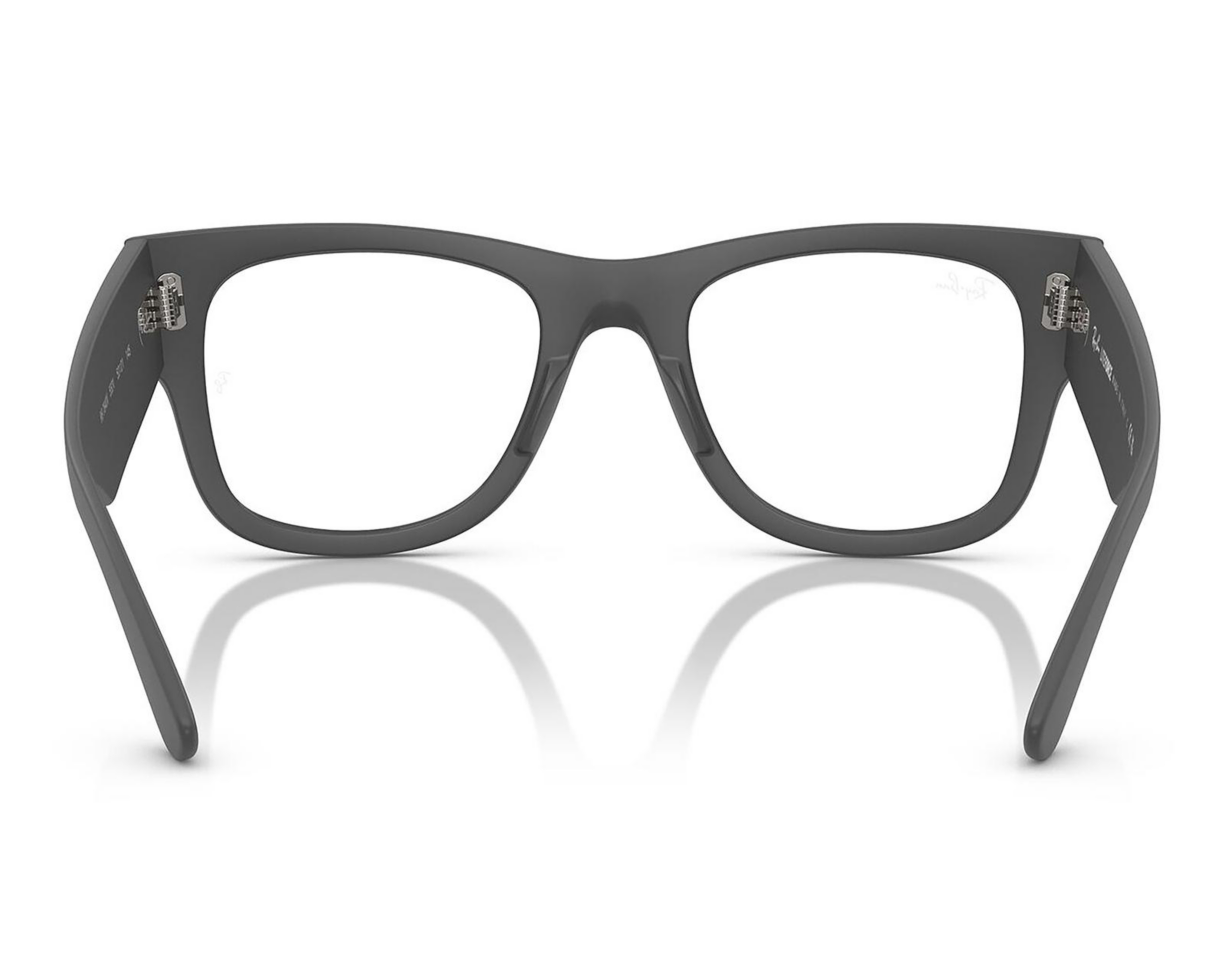 Foto 3 | Armazón Oftálmico Unisex Ray-Ban Cuadrado Gris