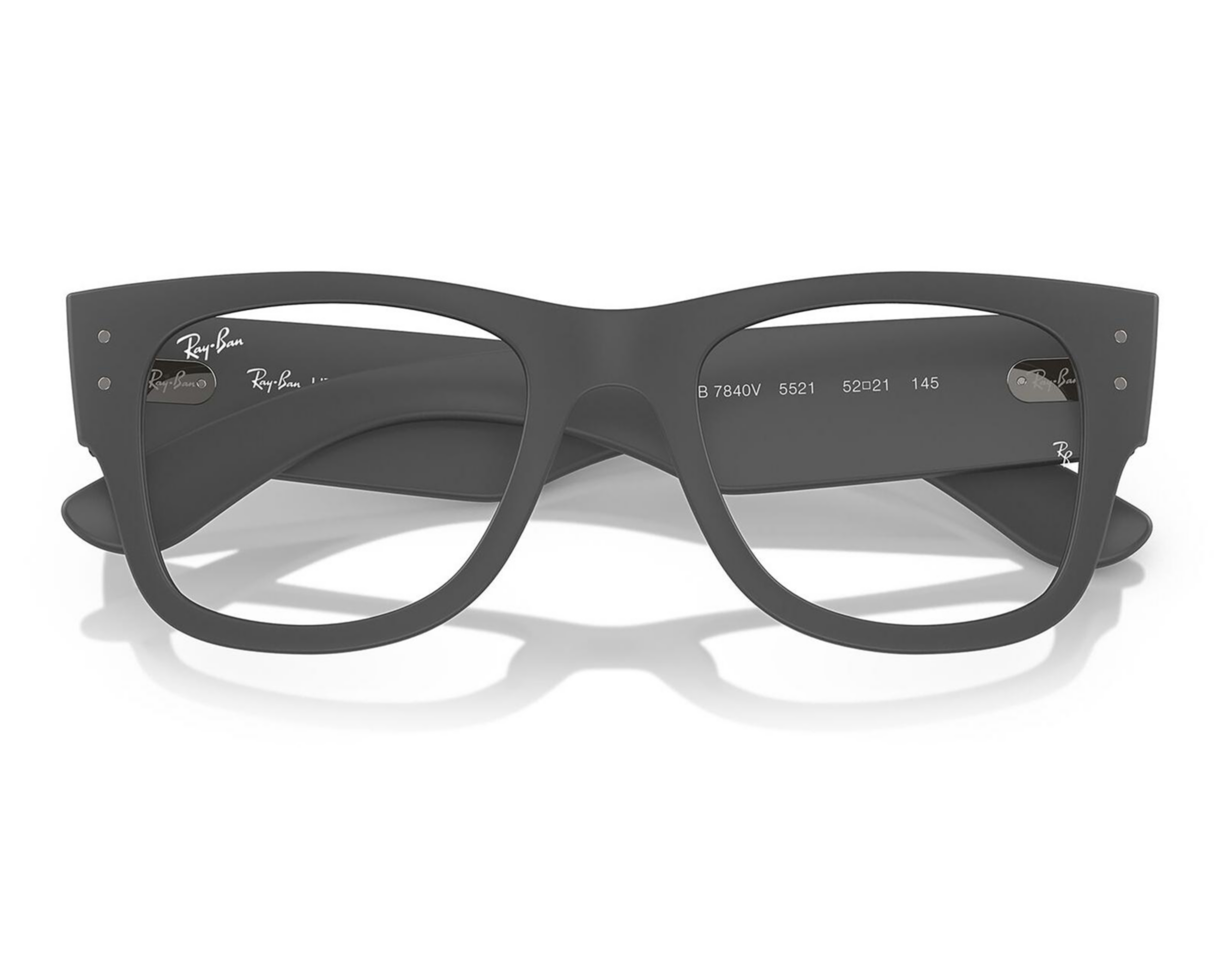 Foto 6 pulgar | Armazón Oftálmico Unisex Ray-Ban Cuadrado Gris