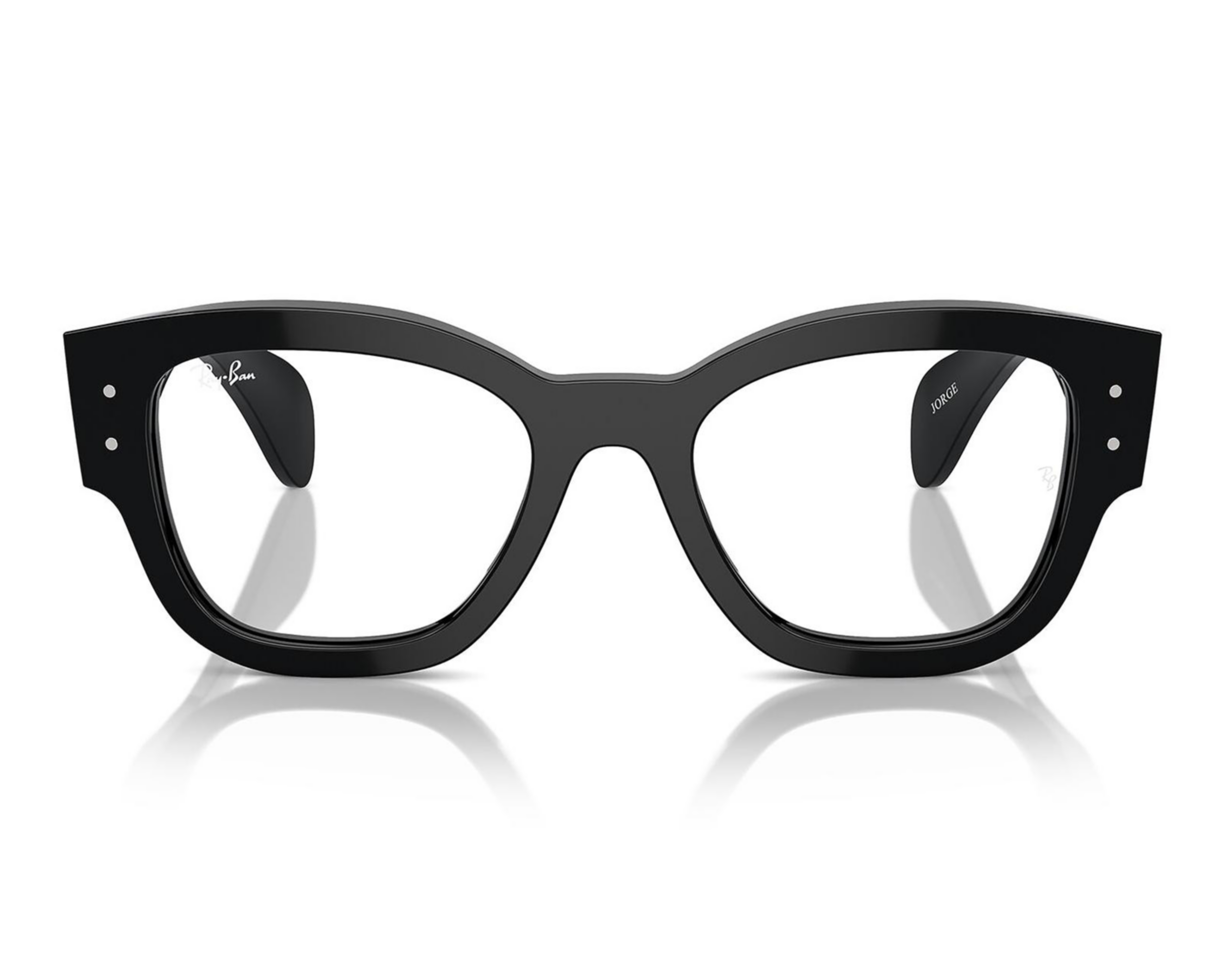 Foto 3 pulgar | Armazón Oftálmico Unisex Ray-Ban Cuadrado Negro