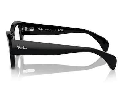 Foto 4 | Armazón Oftálmico Unisex Ray-Ban Cuadrado Negro