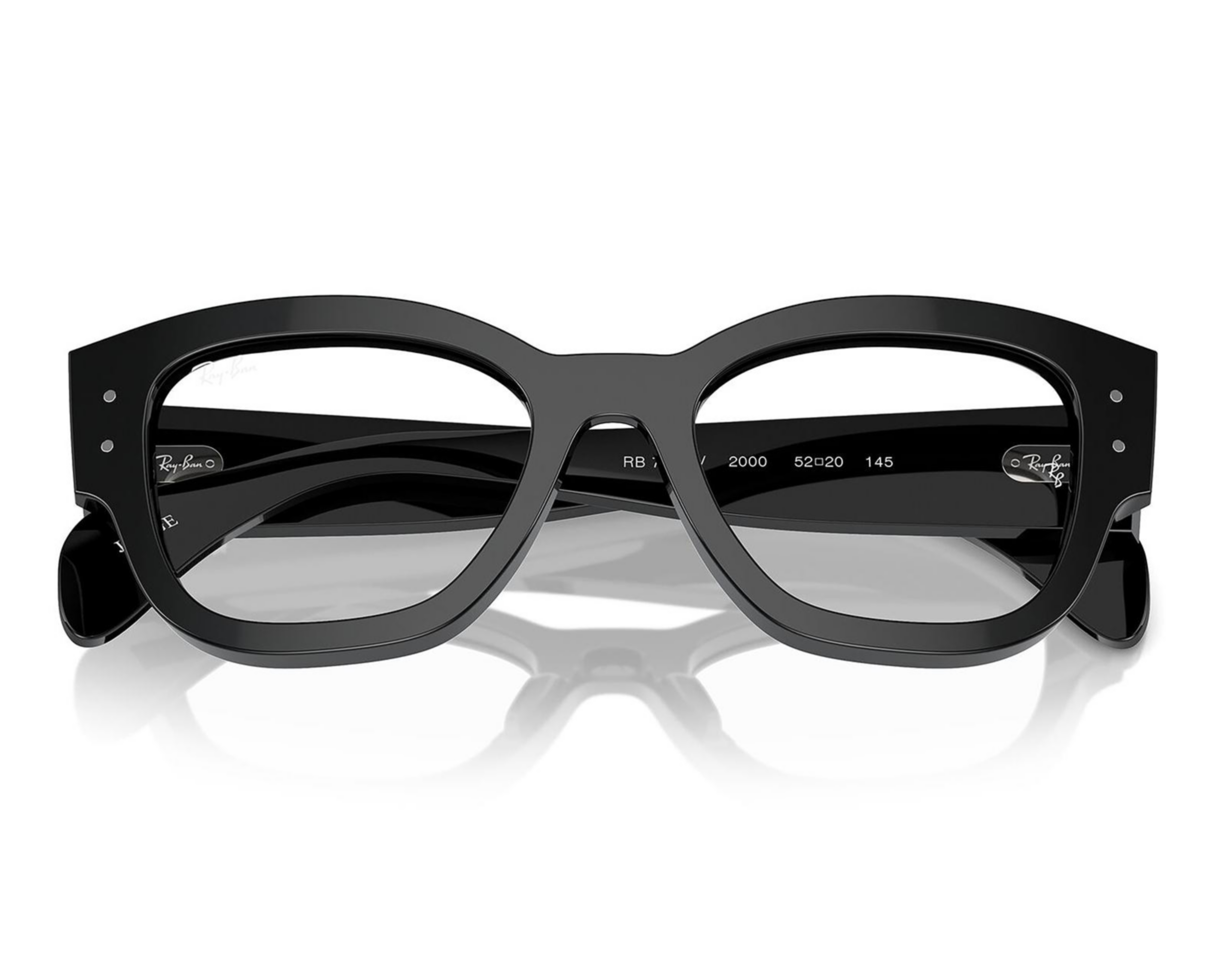 Foto 6 pulgar | Armazón Oftálmico Unisex Ray-Ban Cuadrado Negro