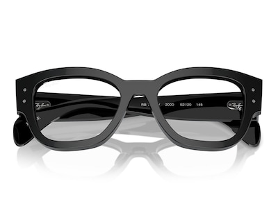 Foto 5 | Armazón Oftálmico Unisex Ray-Ban Cuadrado Negro