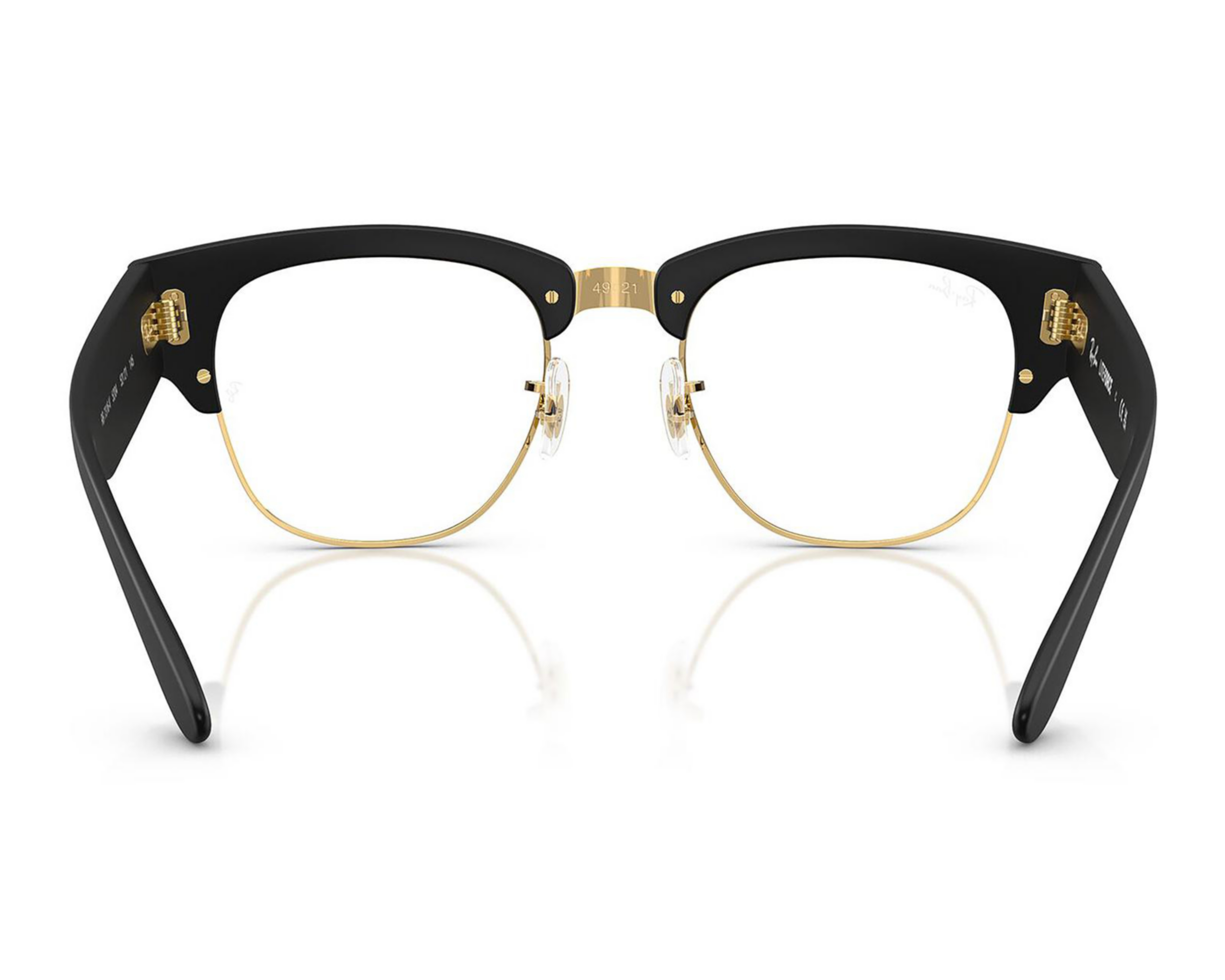 Foto 4 pulgar | Armazón Oftálmico Unisex Ray-Ban Clubmaster Negro