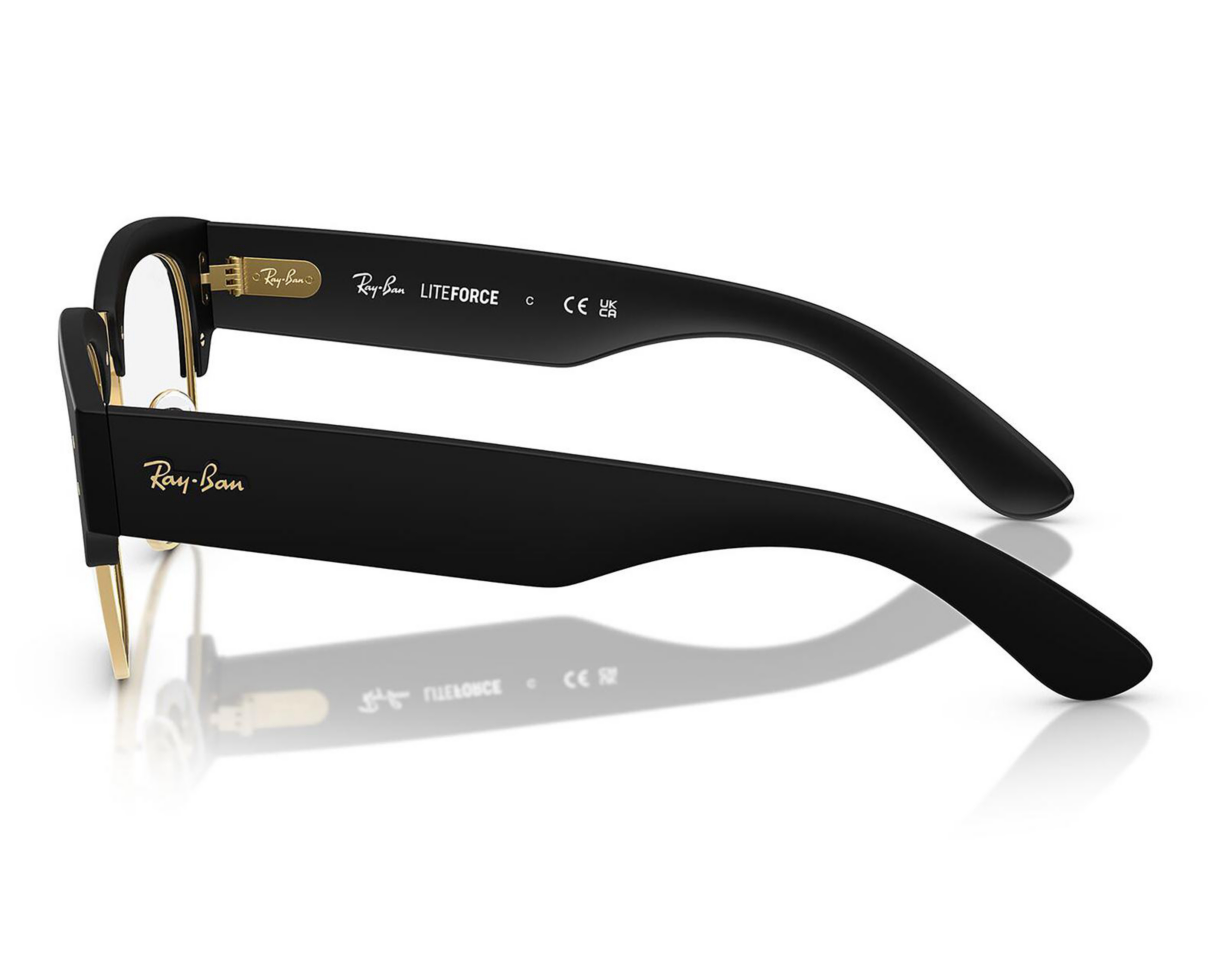 Foto 5 pulgar | Armazón Oftálmico Unisex Ray-Ban Clubmaster Negro