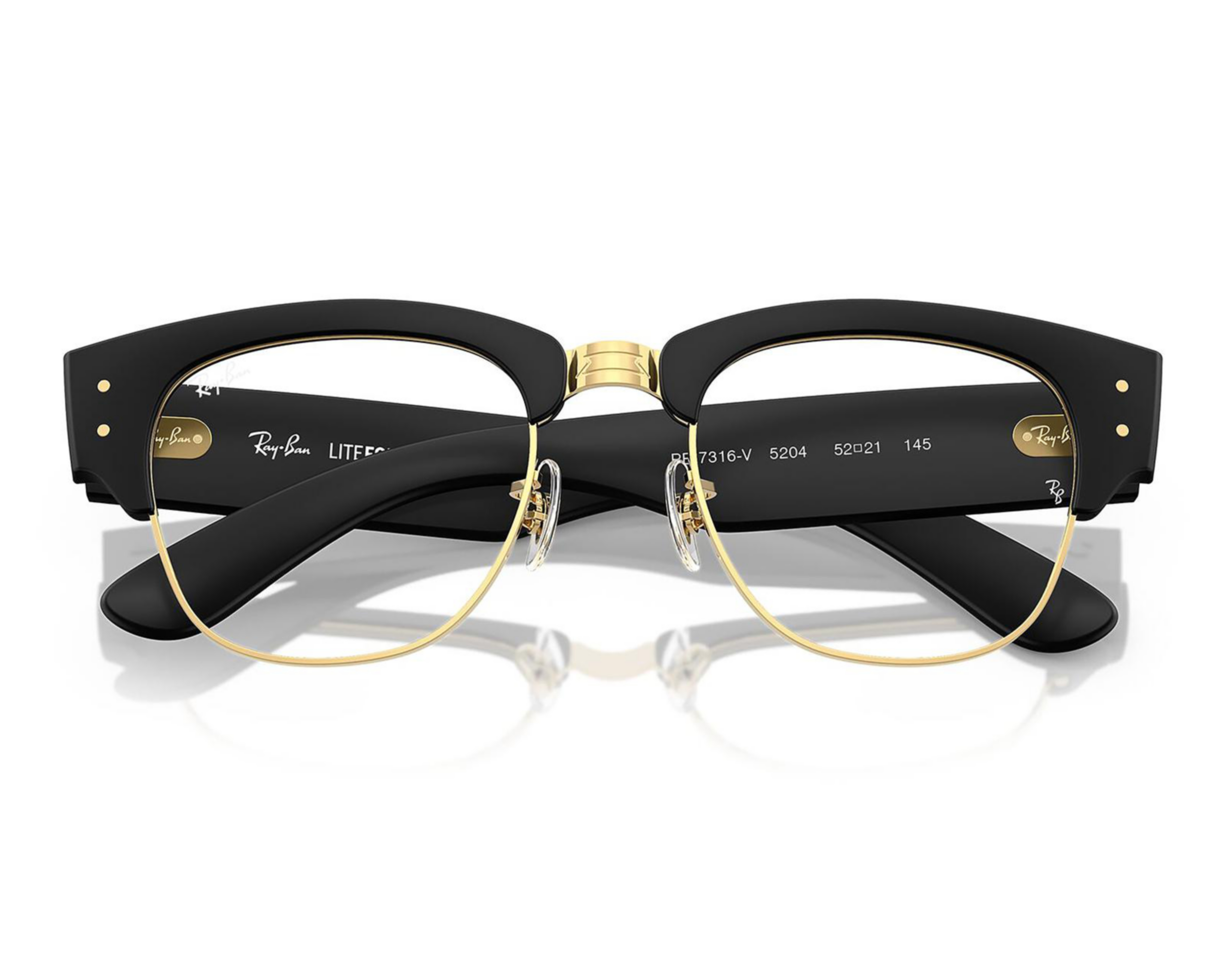 Foto 5 | Armazón Oftálmico Unisex Ray-Ban Clubmaster Negro