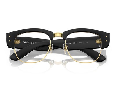Foto 5 | Armazón Oftálmico Unisex Ray-Ban Clubmaster Negro