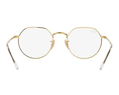 Foto 3 | Armazón Oftálmico Unisex Ray-Ban Redondo Dorado