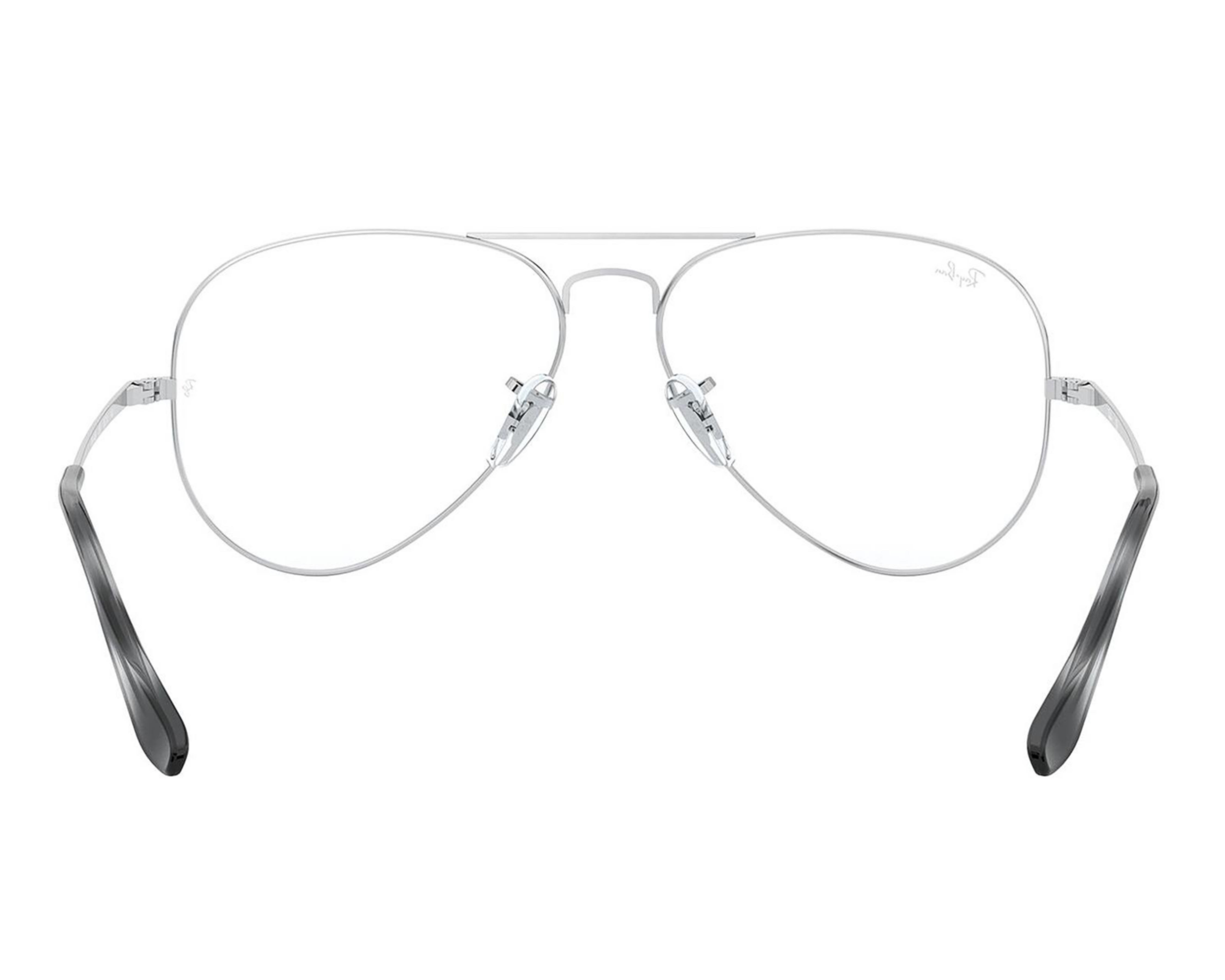 Foto 4 pulgar | Armazón Oftálmico Unisex Ray-Ban Aviador Plateado