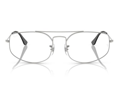 Foto 2 | Armazón Oftálmico Unisex Ray-Ban Aviador Plateado