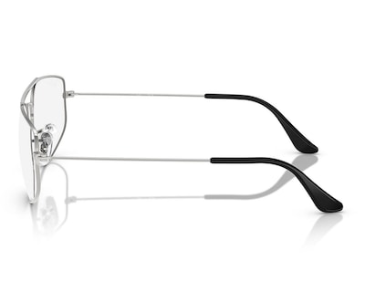 Foto 4 | Armazón Oftálmico Unisex Ray-Ban Aviador Plateado