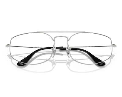 Foto 5 | Armazón Oftálmico Unisex Ray-Ban Aviador Plateado