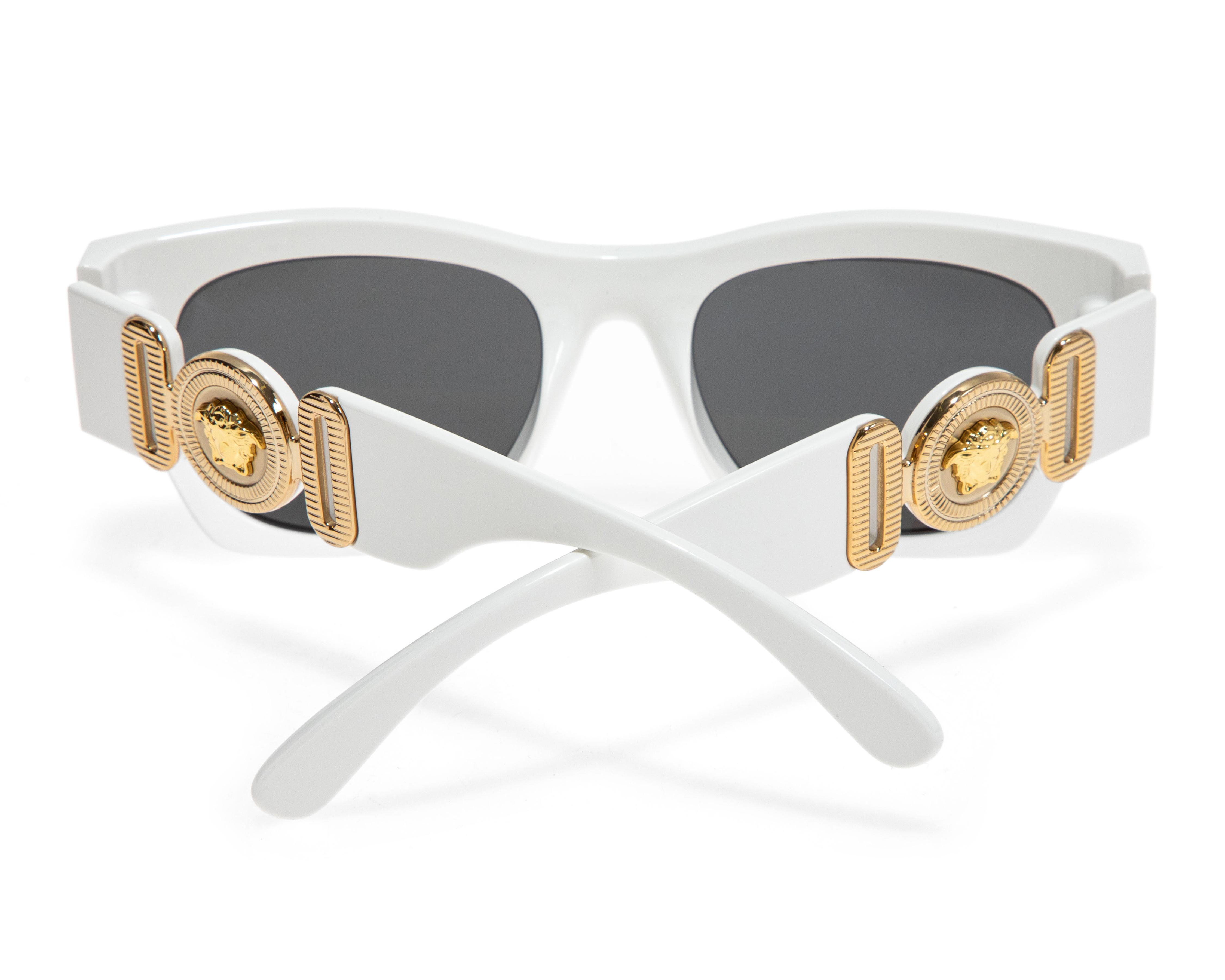Foto 3 | Lentes de Sol para Mujer Versace Rectangulares Blancos
