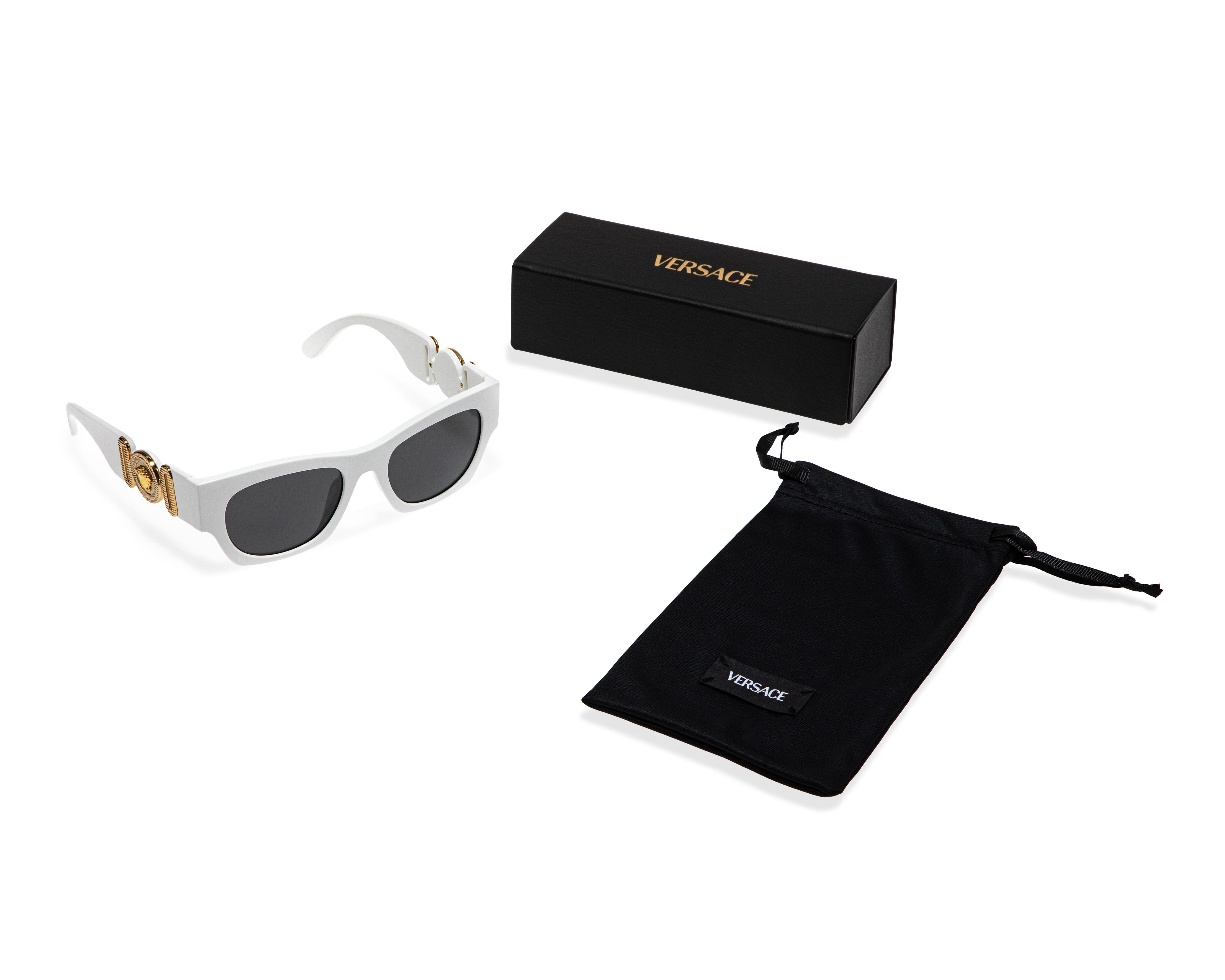 Foto 5 | Lentes de Sol para Mujer Versace Rectangulares Blancos