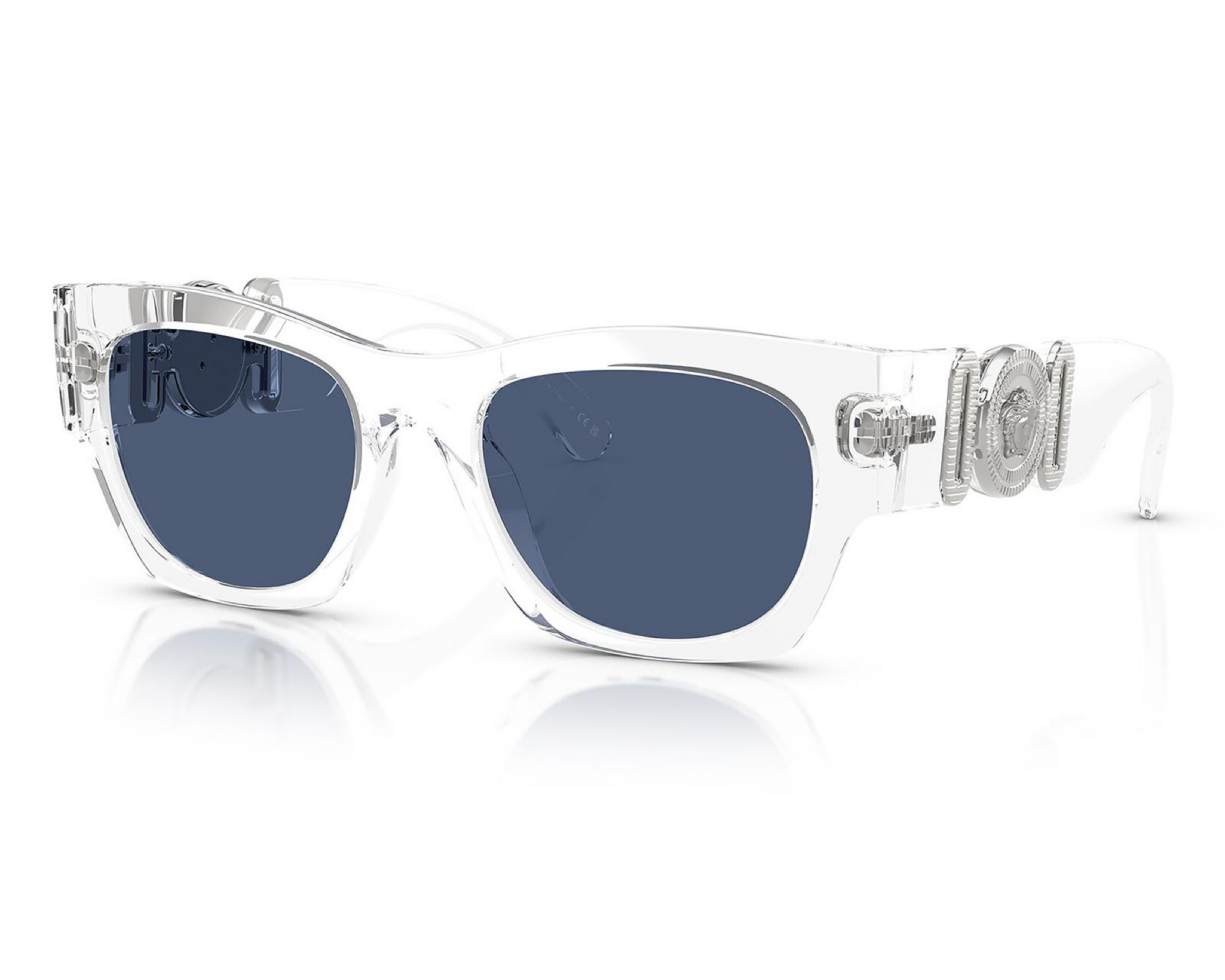 Lentes de Sol para Mujer Versace Rectangulares Transparentes
