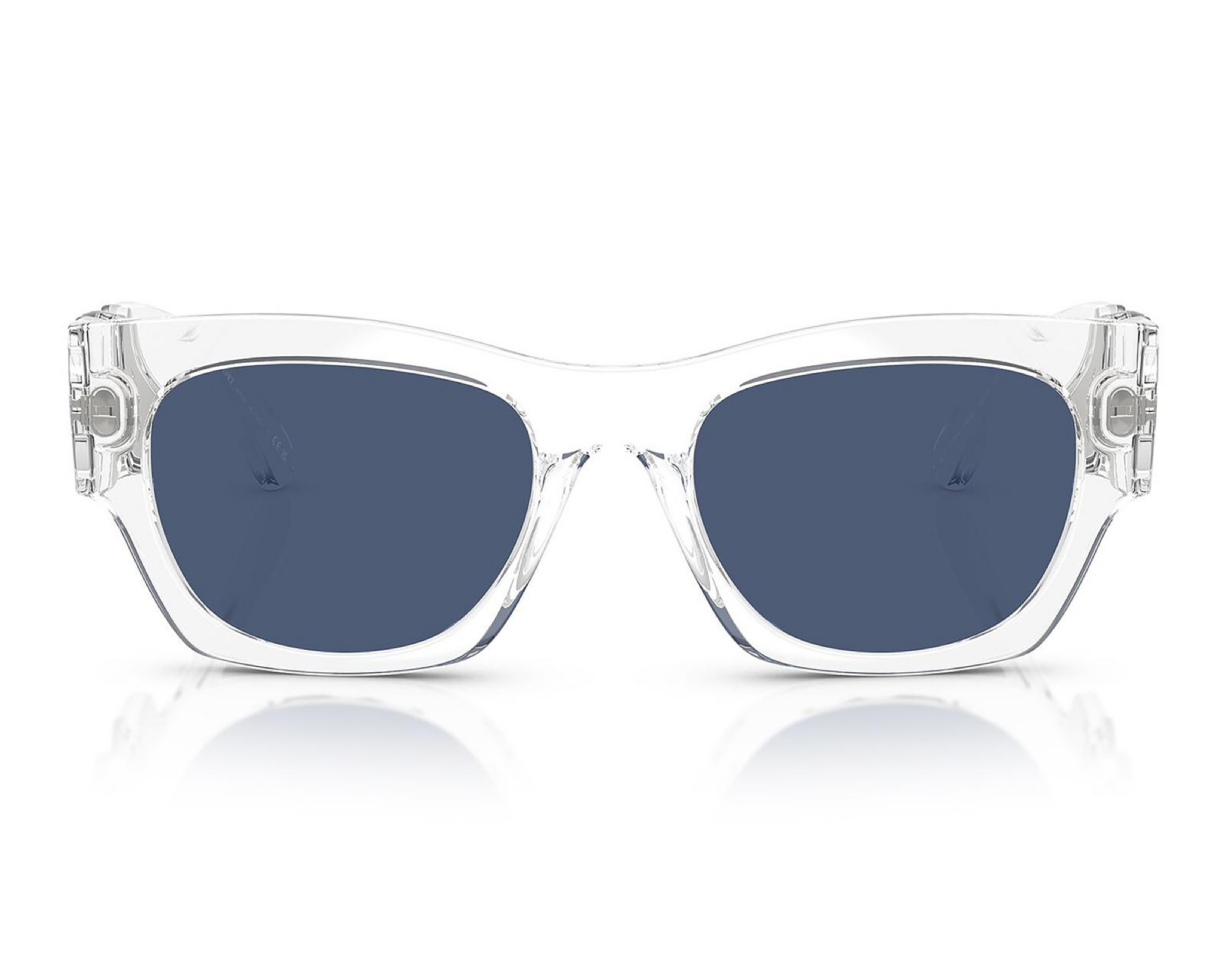 Foto 3 pulgar | Lentes de Sol para Mujer Versace Rectangulares Transparentes