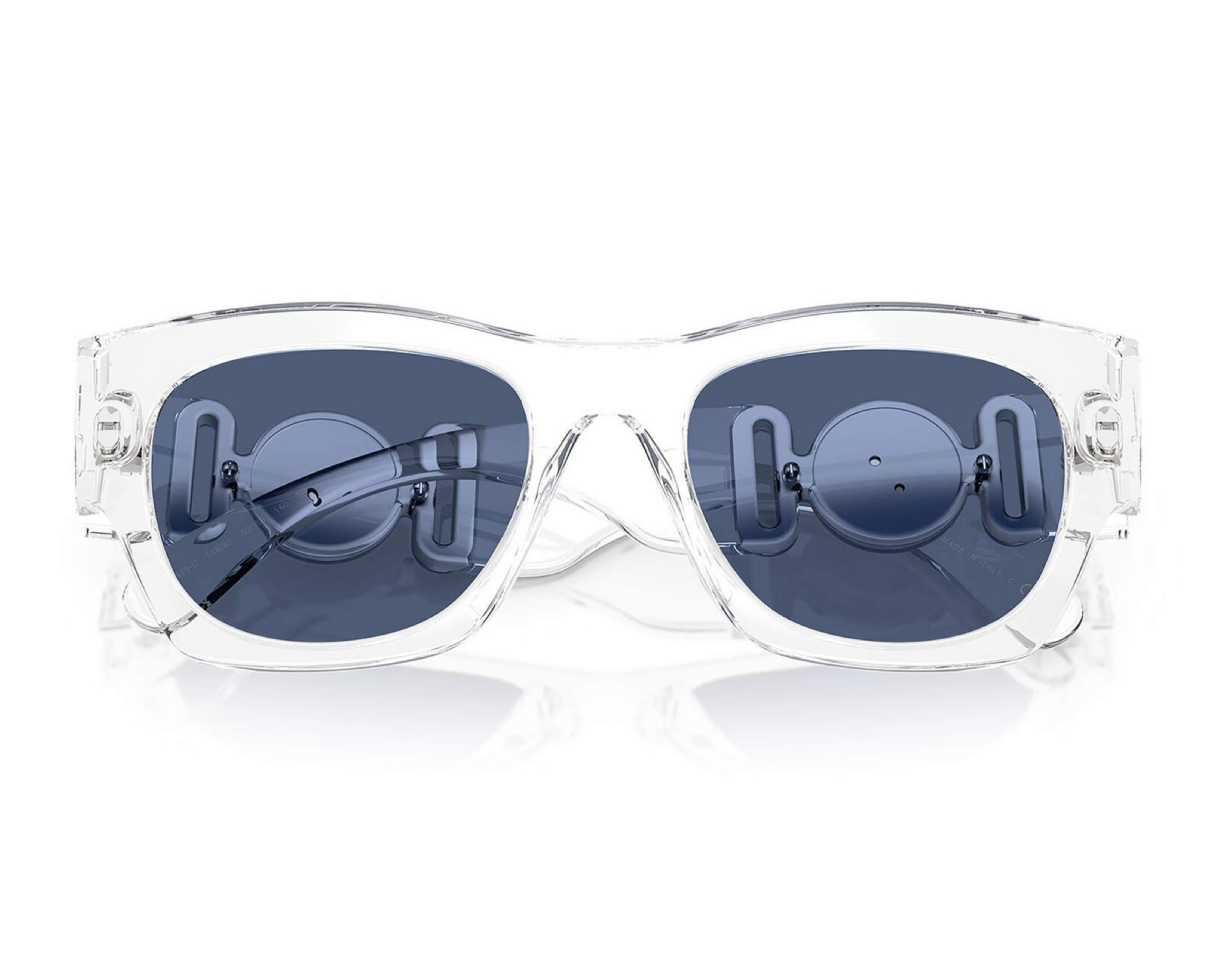 Foto 6 pulgar | Lentes de Sol para Mujer Versace Rectangulares Transparentes