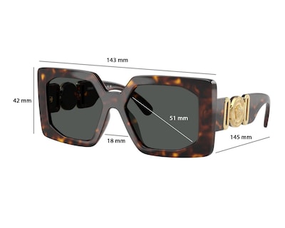Foto 6 | Lentes de Sol para Mujer Versace Cuadrados Carey