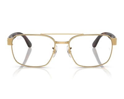 Foto 2 | Armazón Oftálmico para Hombre Ray-Ban Cuadrado Dorado