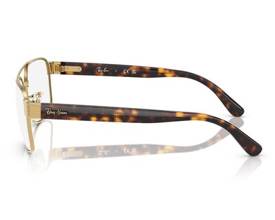 Foto 4 | Armazón Oftálmico para Hombre Ray-Ban Cuadrado Dorado