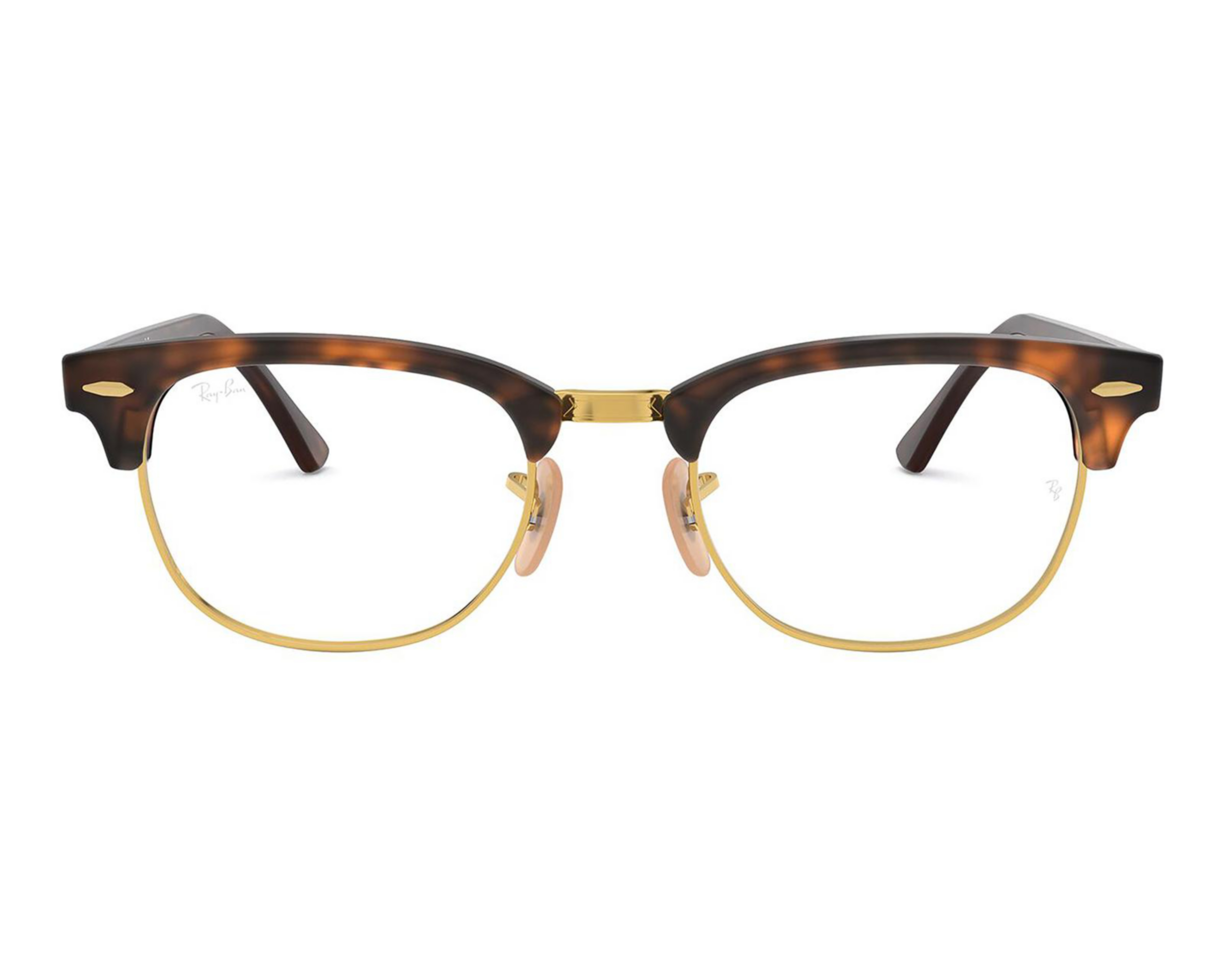 Foto 2 | Armazón Oftálmico Unisex Ray-Ban Clubmaster Dorado