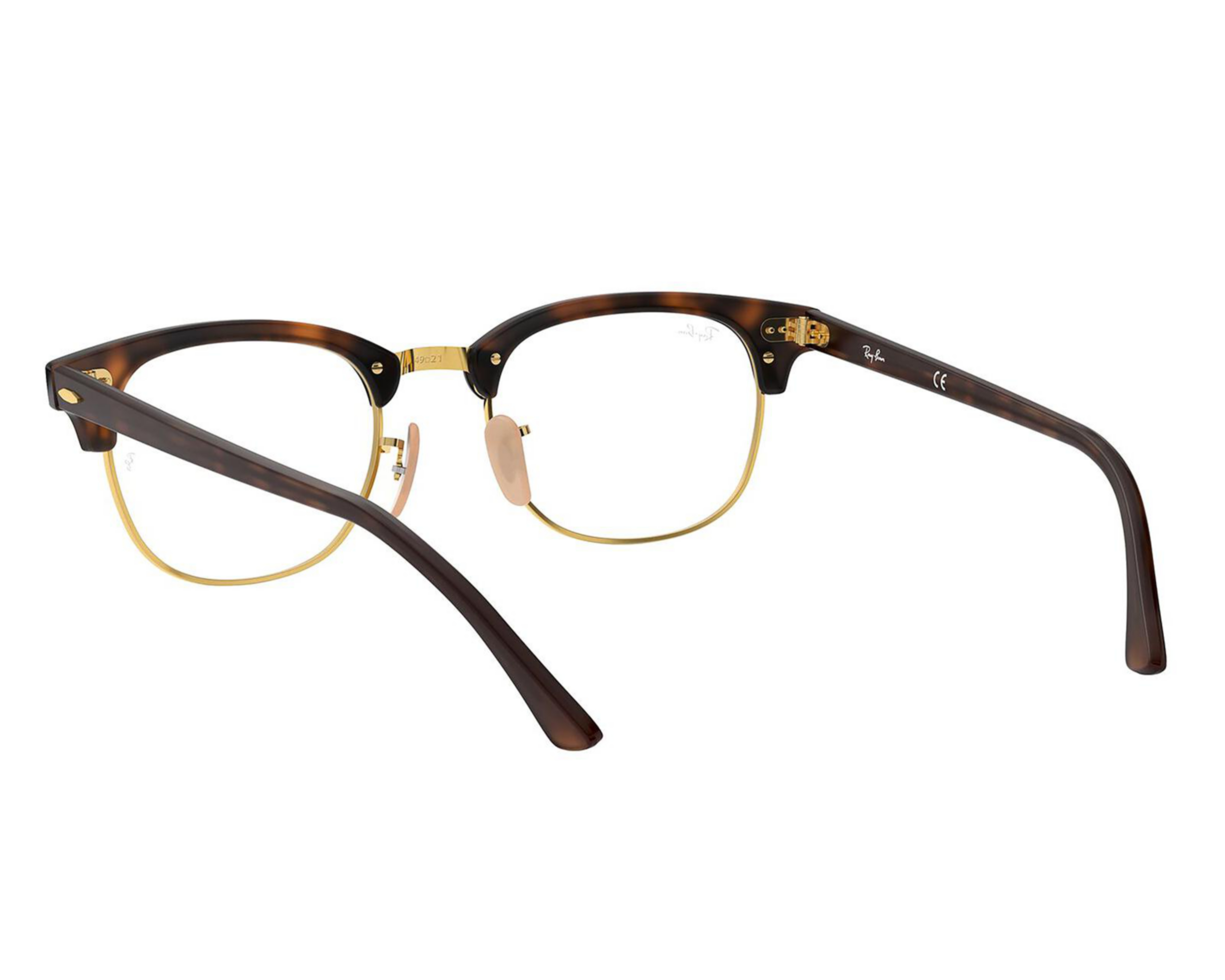 Foto 5 | Armazón Oftálmico Unisex Ray-Ban Clubmaster Dorado