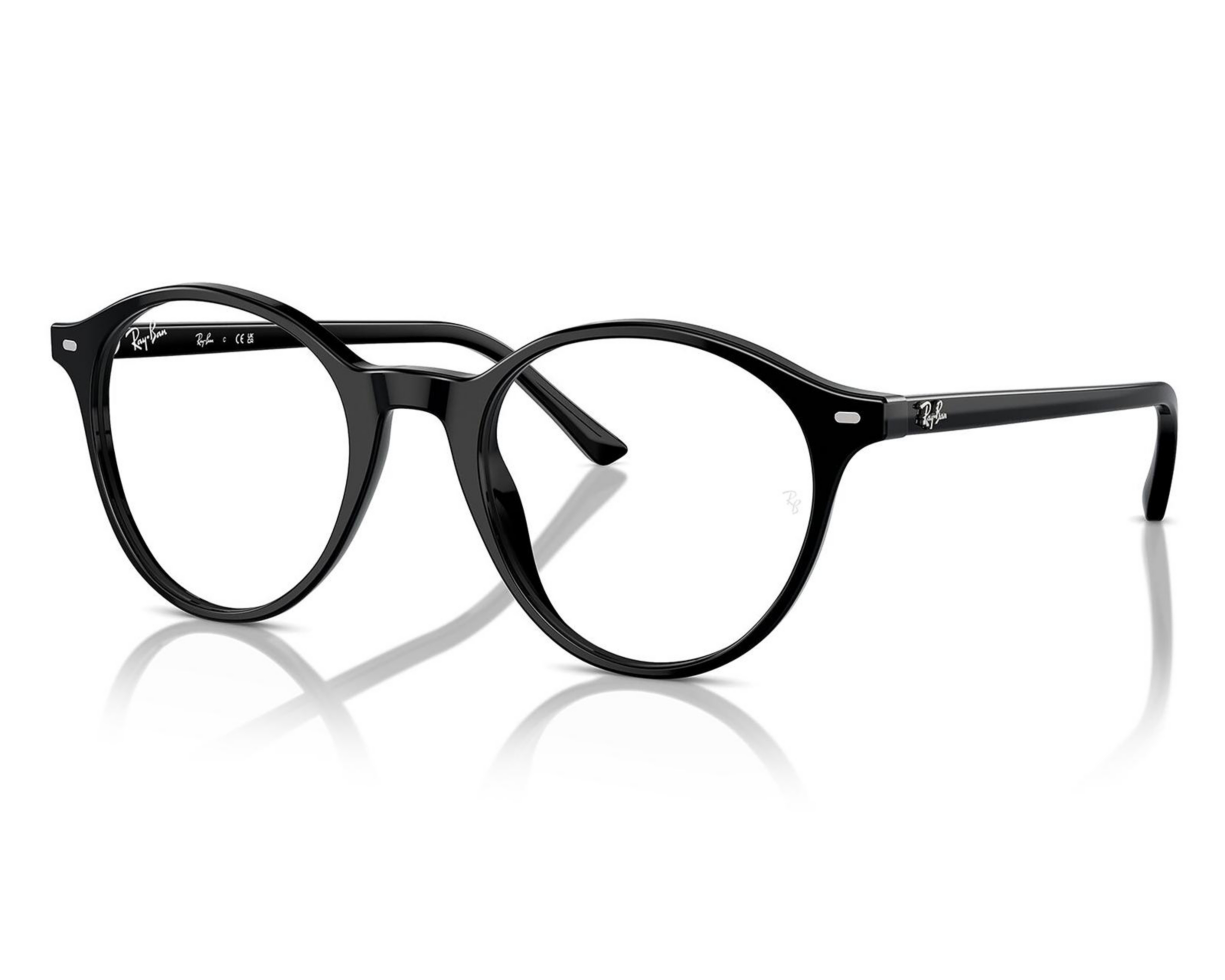 Foto 2 pulgar | Armazón Oftálmico Unisex Ray Ban-Redondo Negro