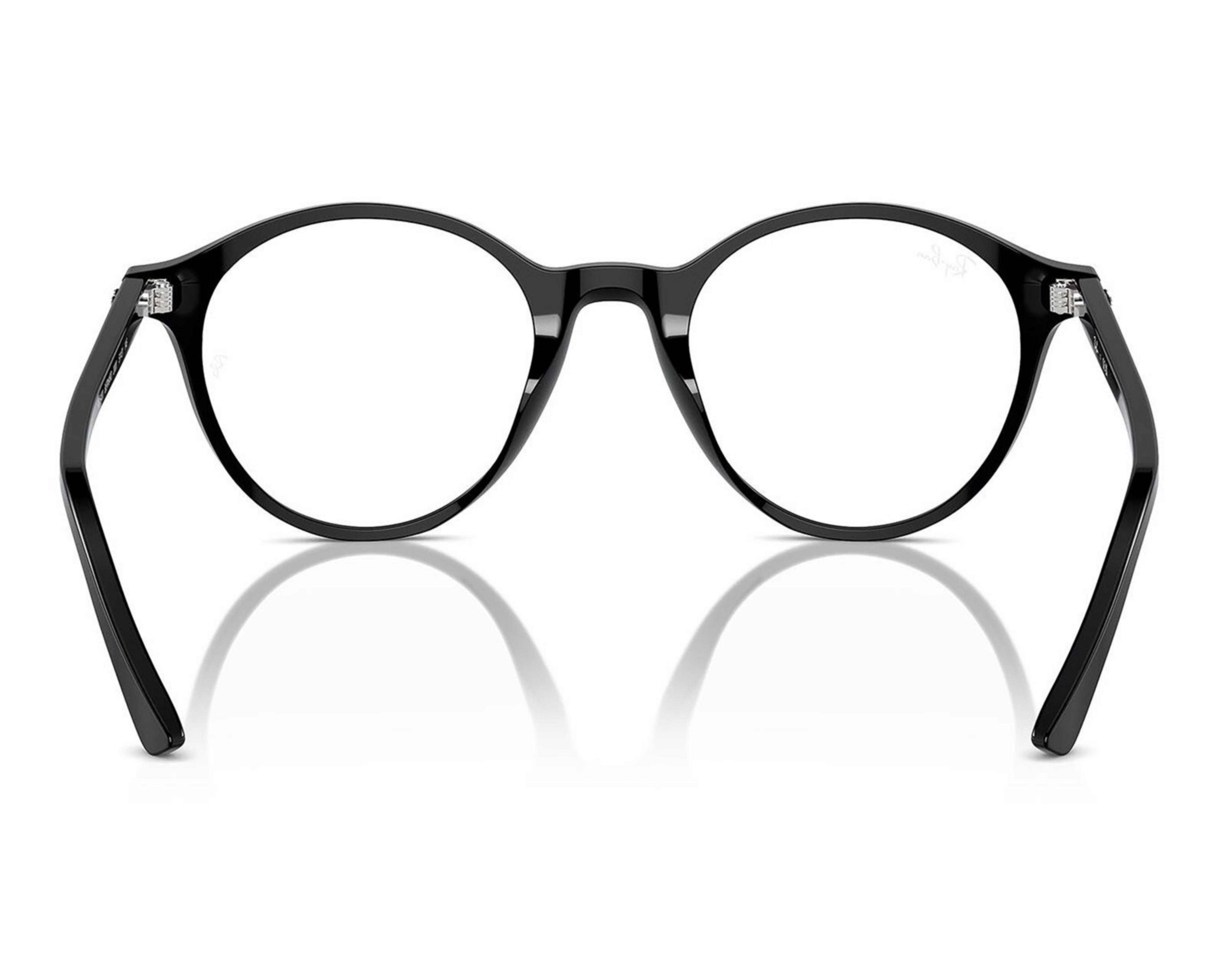 Foto 4 pulgar | Armazón Oftálmico Unisex Ray Ban-Redondo Negro