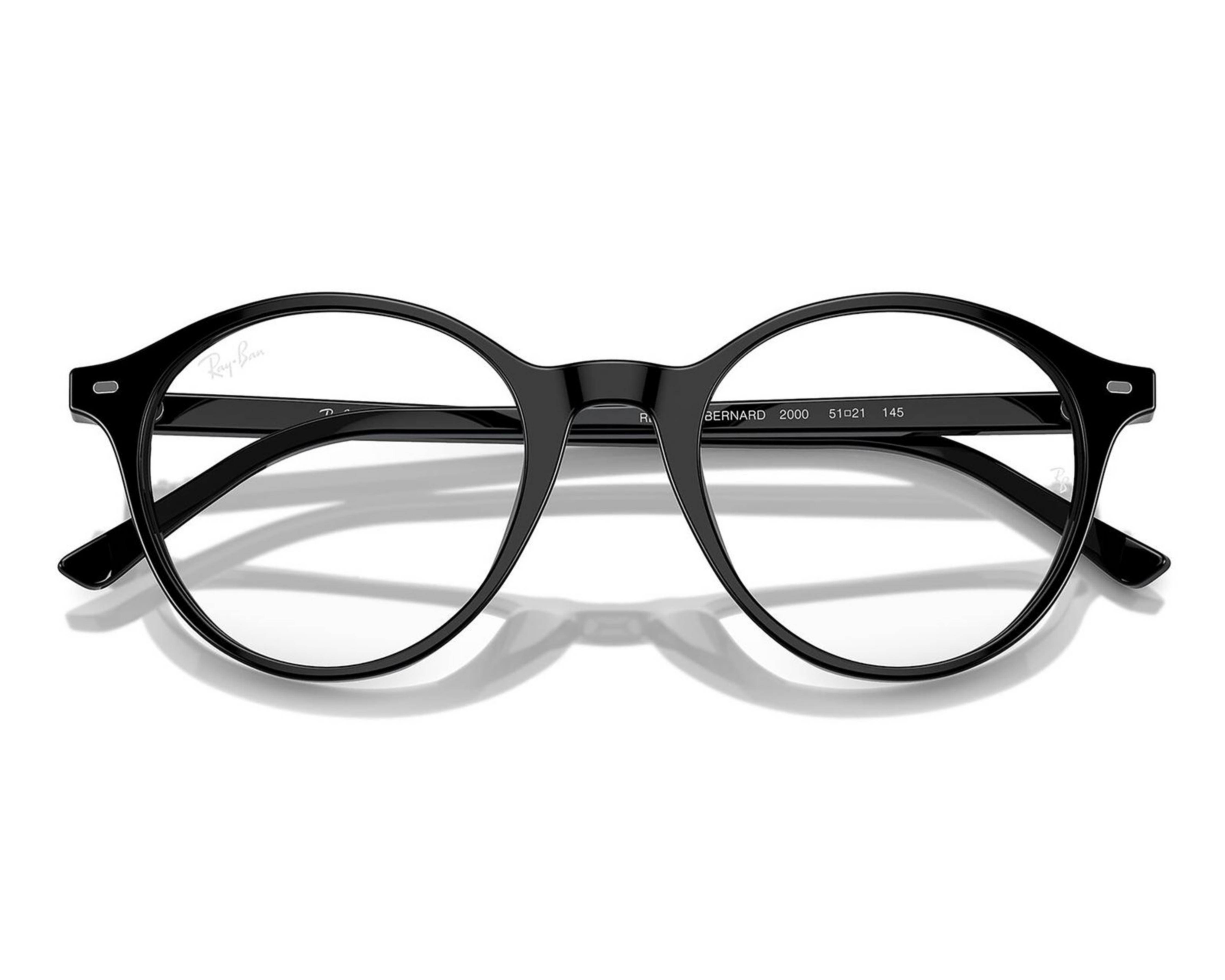Foto 5 | Armazón Oftálmico Unisex Ray Ban-Redondo Negro
