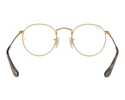 Foto 3 | Armazón Oftálmico Unisex Ray-Ban Redondo Dorado