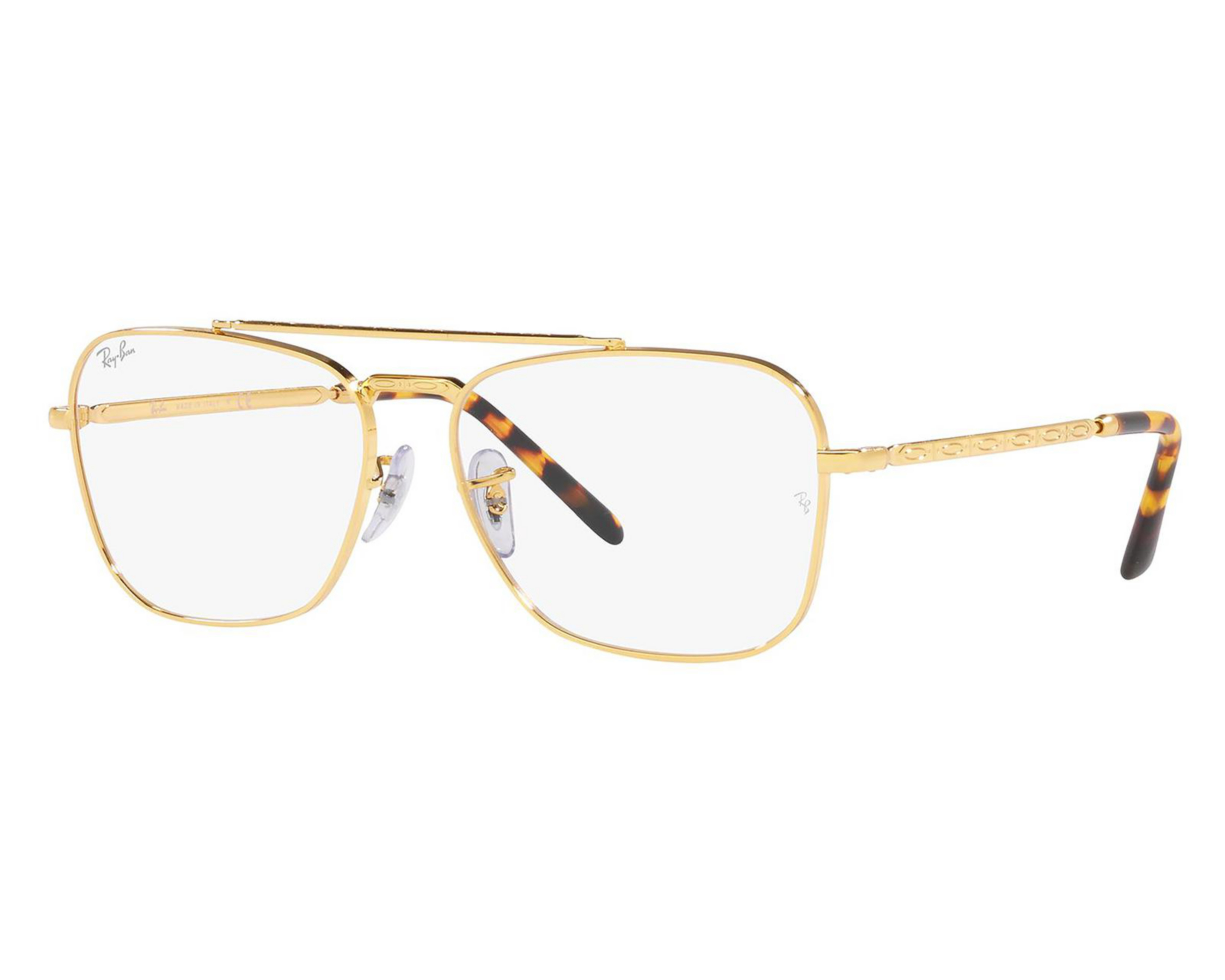 Foto 2 pulgar | Armazón Oftálmico Unisex Ray-Ban Aviador Dorado