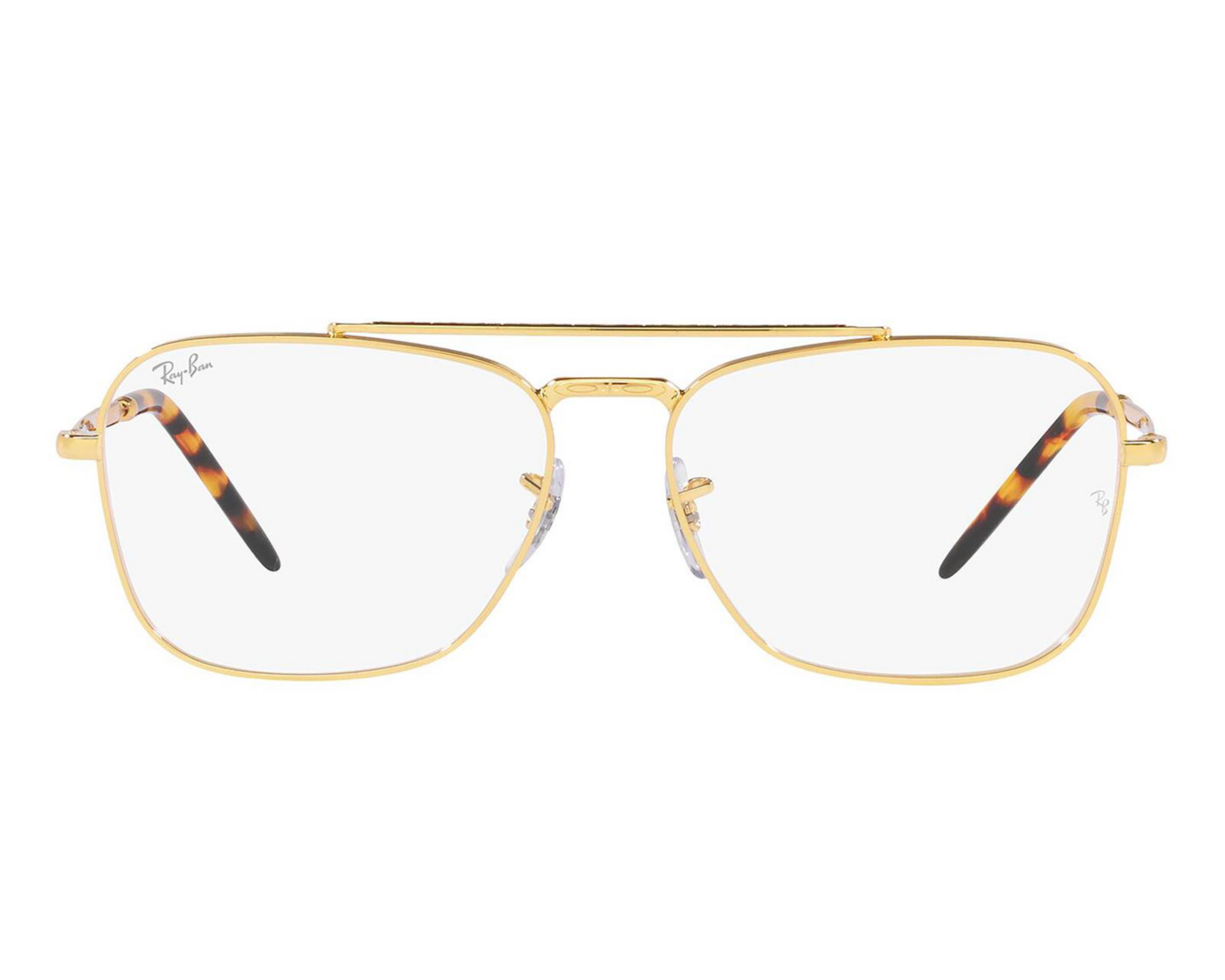 Foto 3 pulgar | Armazón Oftálmico Unisex Ray-Ban Aviador Dorado