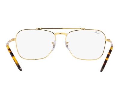 Foto 3 | Armazón Oftálmico Unisex Ray-Ban Aviador Dorado