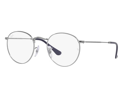 Foto 1 | Armazón Oftálmico Unisex Ray-Ban Redondo Plateado