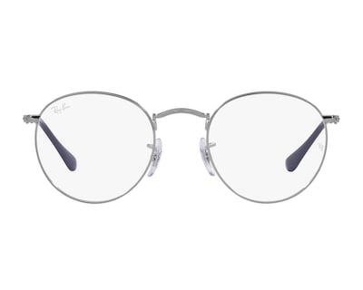 Foto 2 | Armazón Oftálmico Unisex Ray-Ban Redondo Plateado