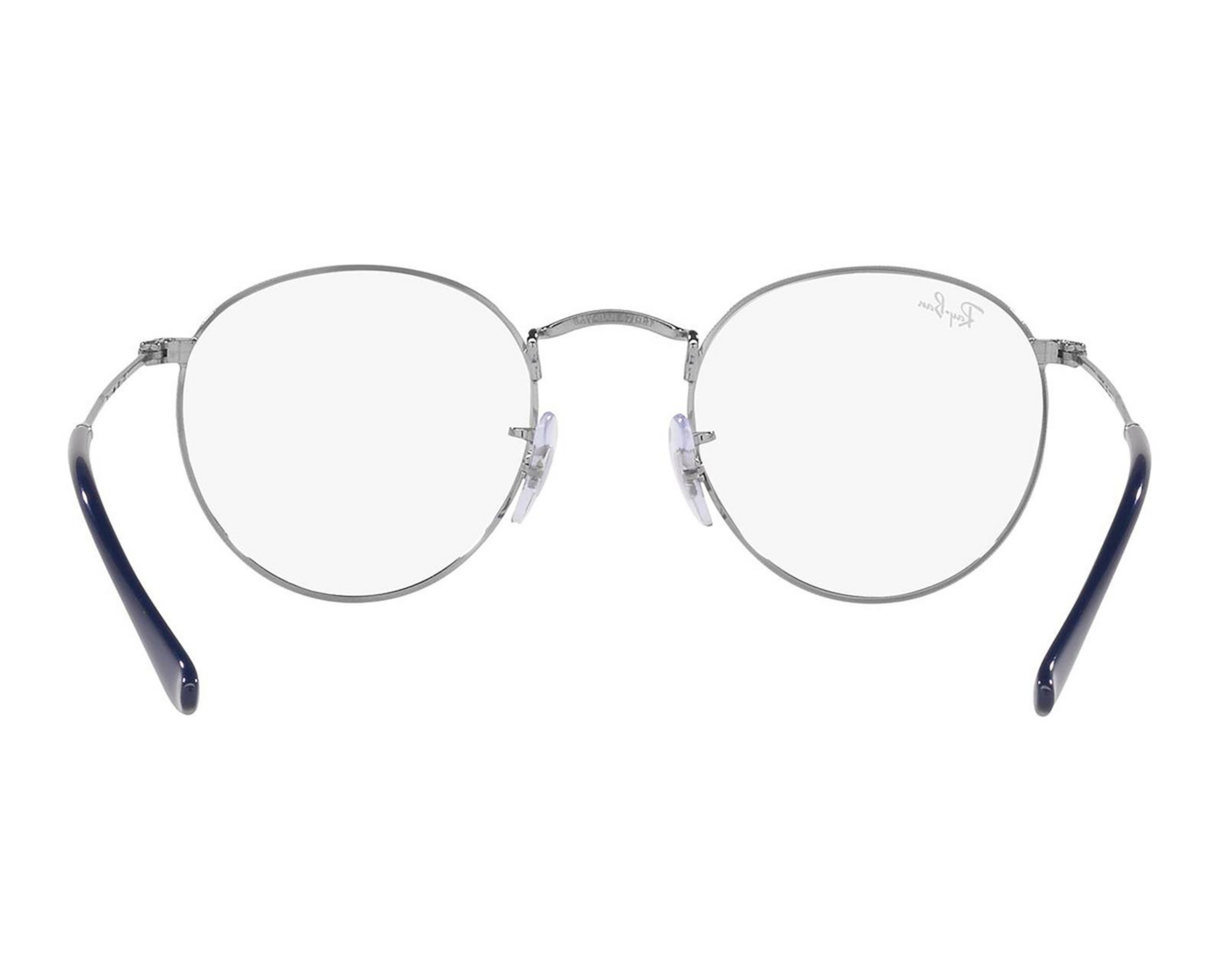 Foto 4 pulgar | Armazón Oftálmico Unisex Ray-Ban Redondo Plateado