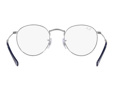 Foto 3 | Armazón Oftálmico Unisex Ray-Ban Redondo Plateado