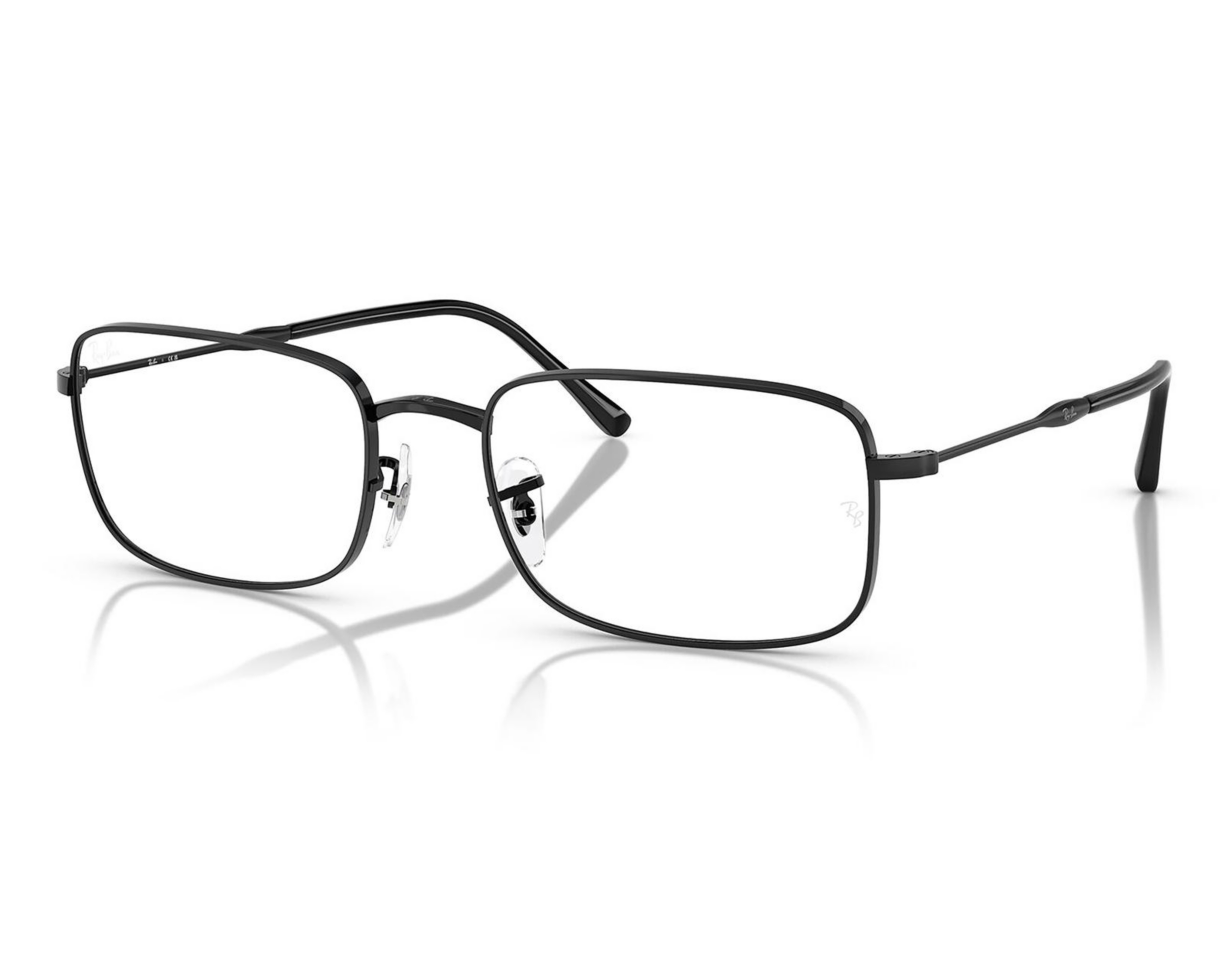 Armazón Oftálmico para Hombre Ray-Ban Rectangular Negro