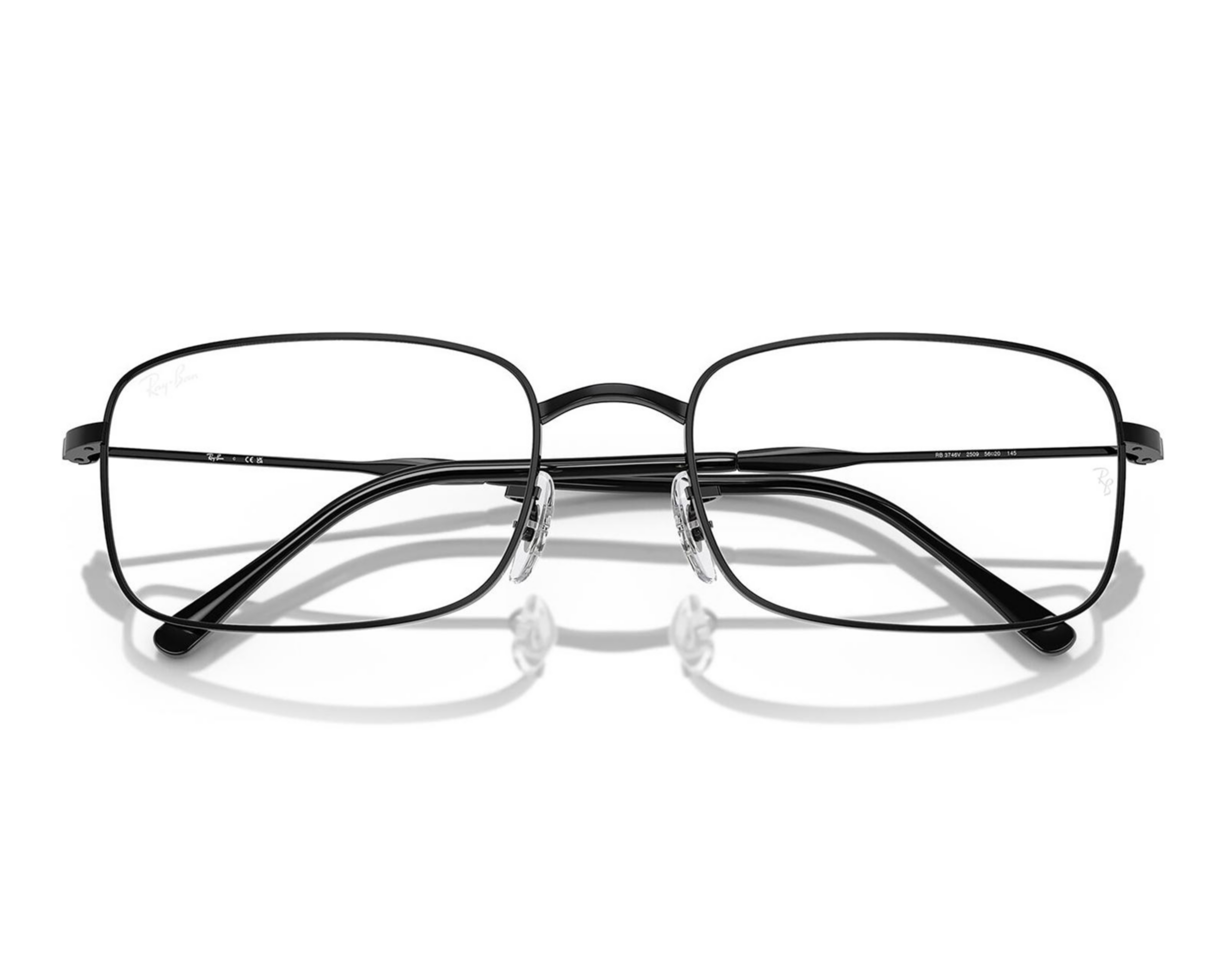 Foto 6 pulgar | Armazón Oftálmico para Hombre Ray-Ban Rectangular Negro
