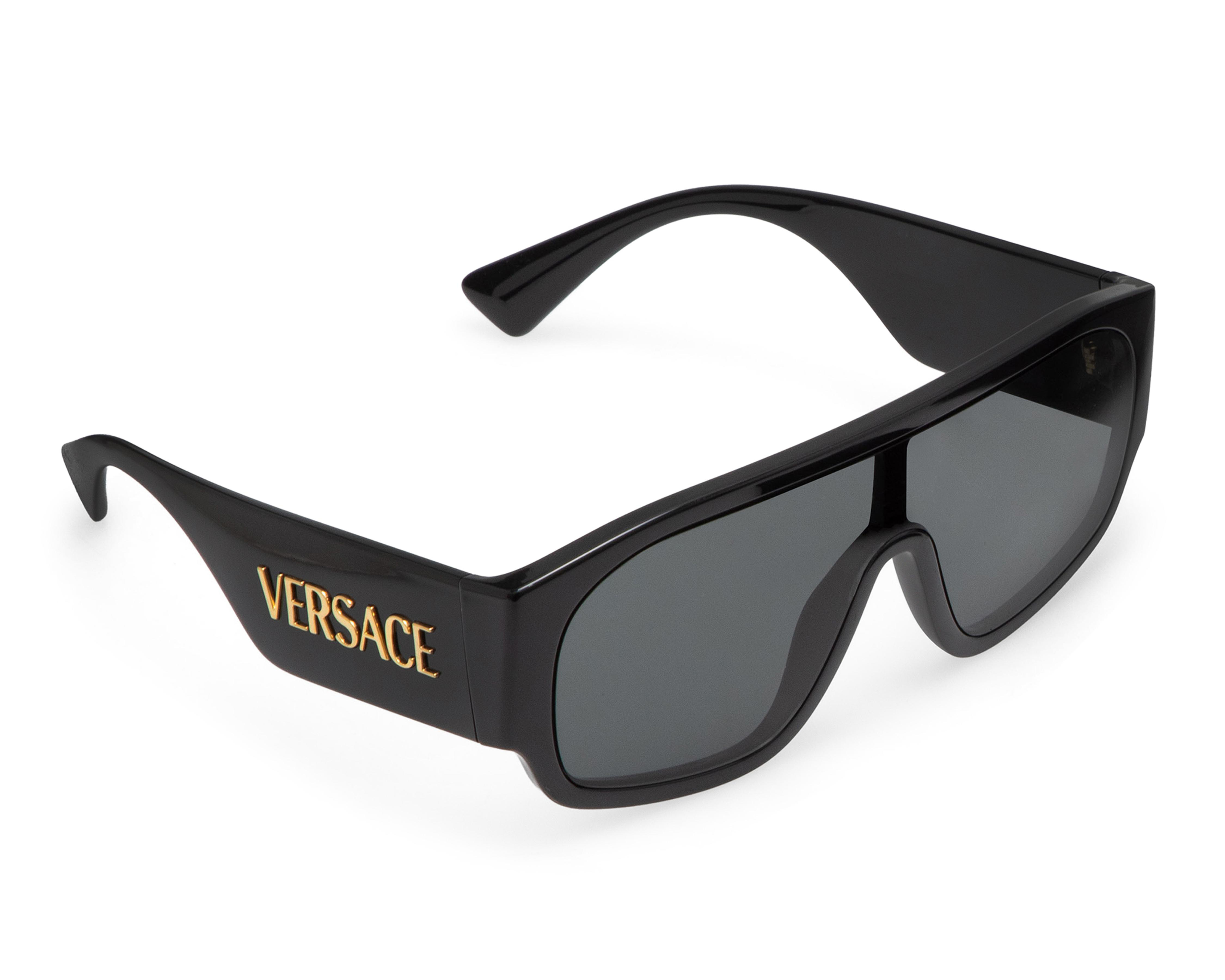 Foto 2 pulgar | Lentes de Sol Unisex Versace Rectangulares Negros