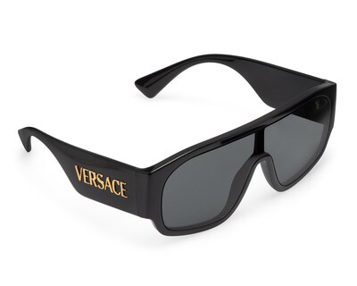 Foto 1 | Lentes de Sol Unisex Versace Rectangulares Negros