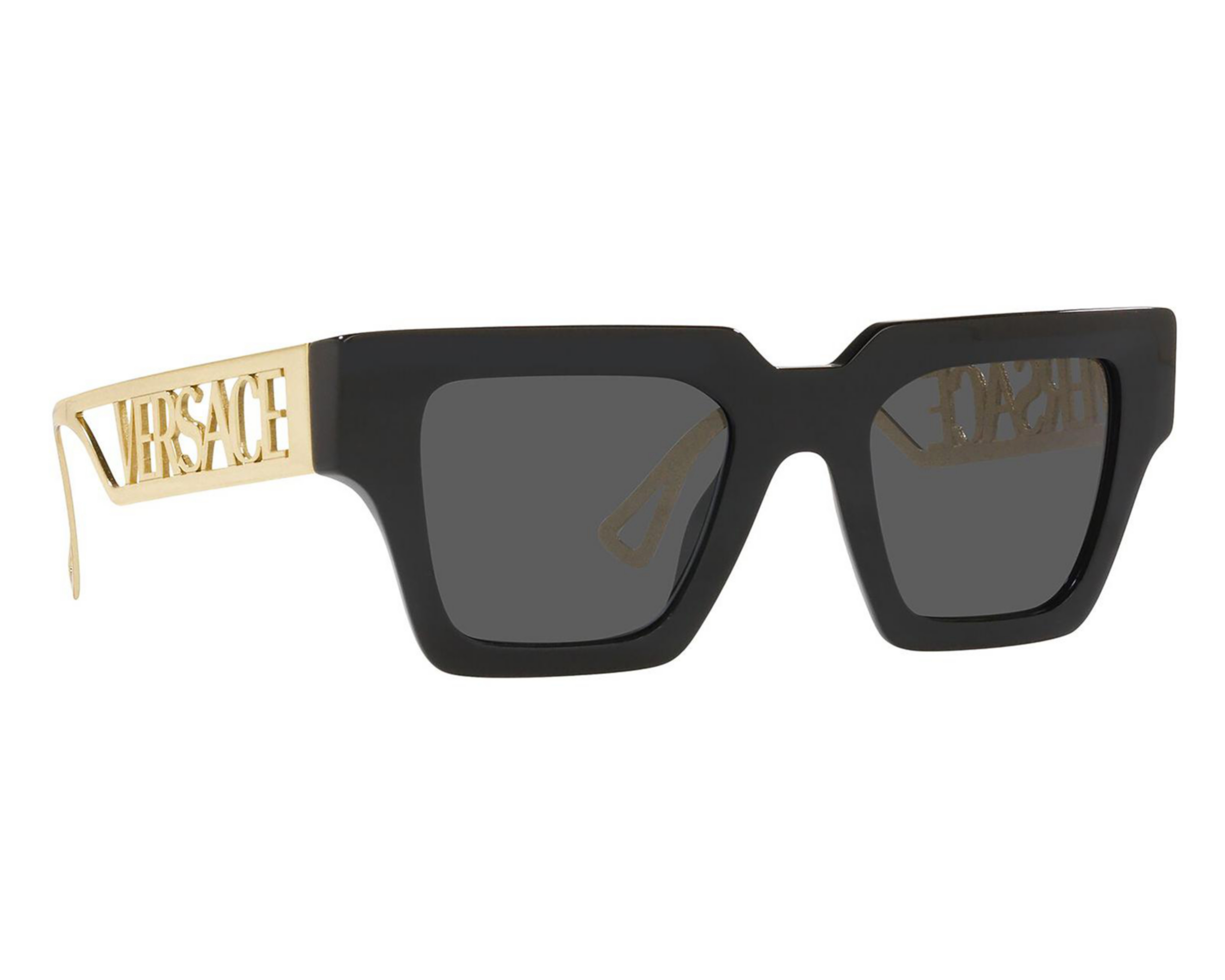 Lentes de Sol para Mujer Versace Cuadrados Negros