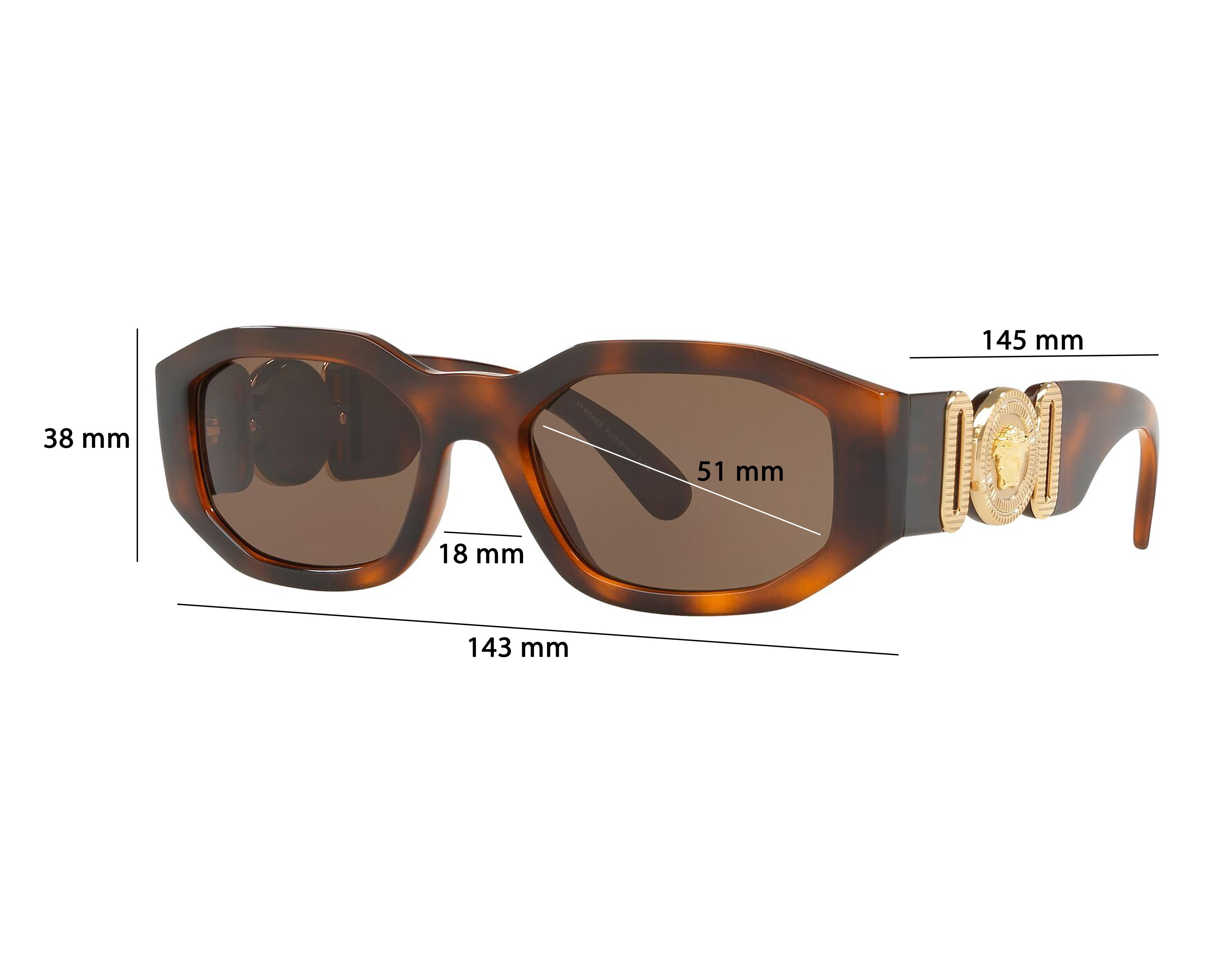 Foto 7 pulgar | Lentes de Sol Unisex Versace Rectangulares Carey